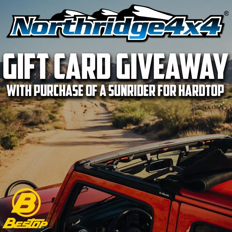 Jeep Gladiator Bestop-Northridge4x4 Gift Card Giveaway! Bestop_GC