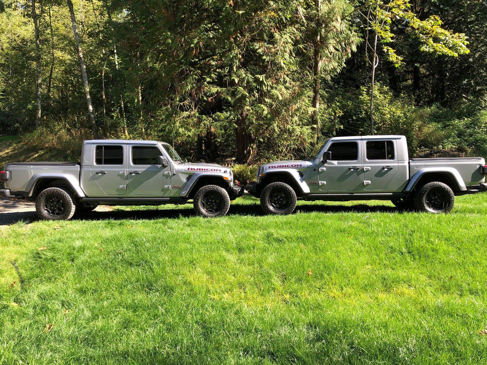 Jeep Gladiator BILLET SILVER Gladiator JT Club His and Hers JTs
