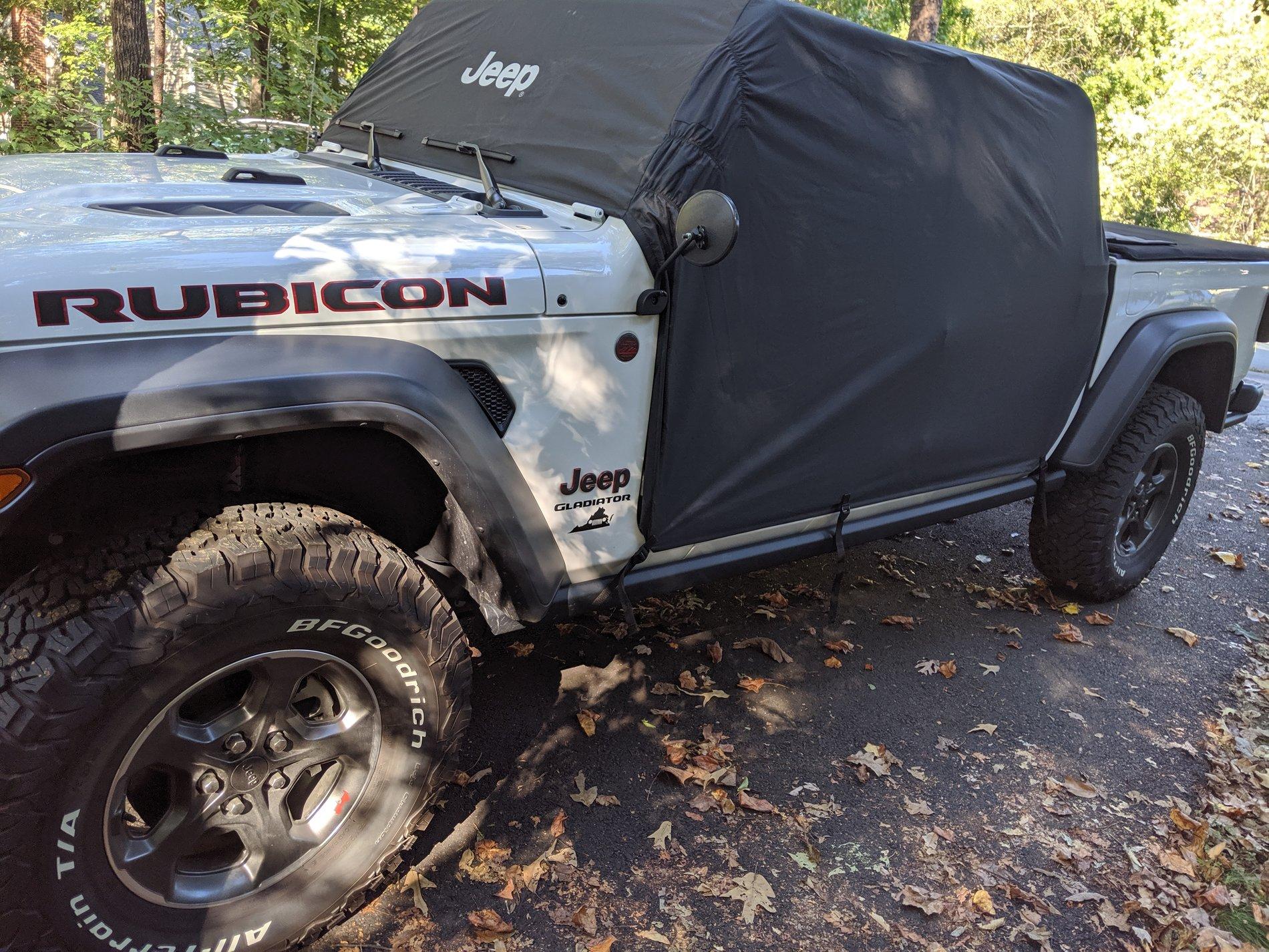 Jeep Gladiator My Mopar Gladiator vehicle cab cover came in today! IMG_20191004_162117