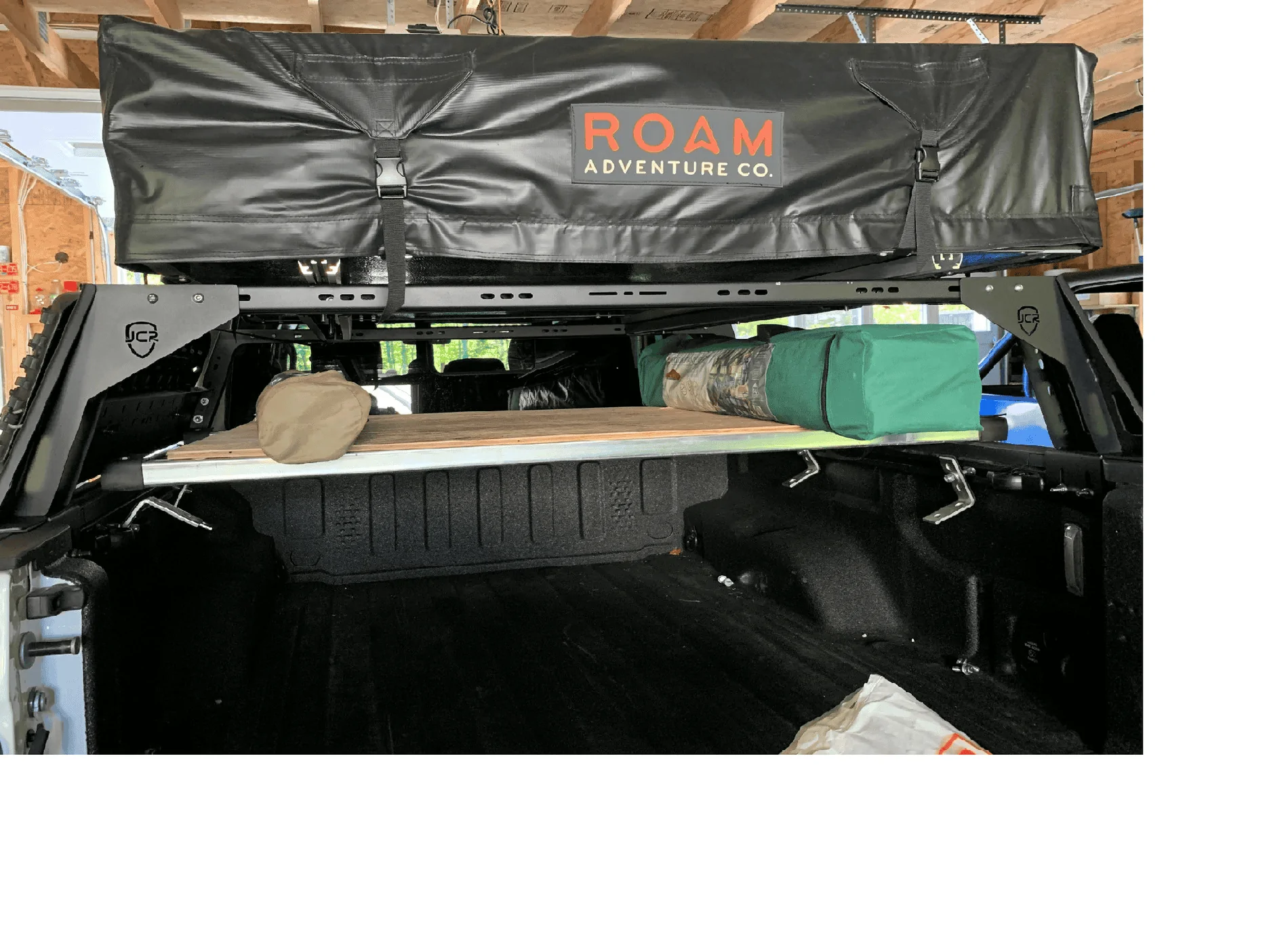 Jeep Gladiator Homemade Unistrut Tent Mount on Bed 2nda