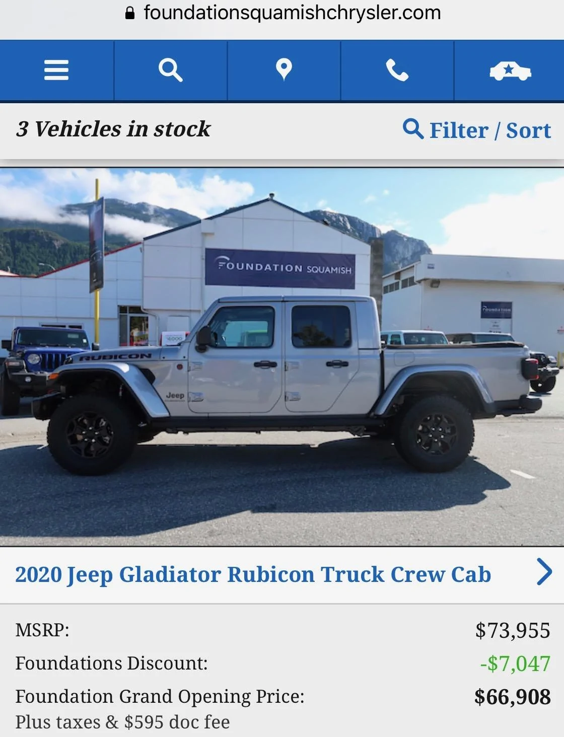 Jeep Gladiator Canadian Launch Edition arrived. IMG_2866
