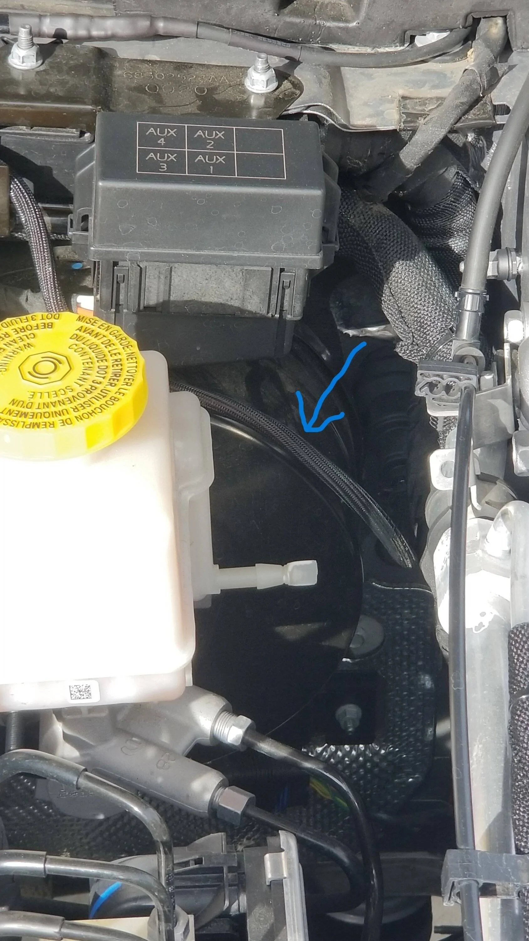 Jeep Gladiator Mesh loom for wire protection in the engine bay or? 20210214_142221