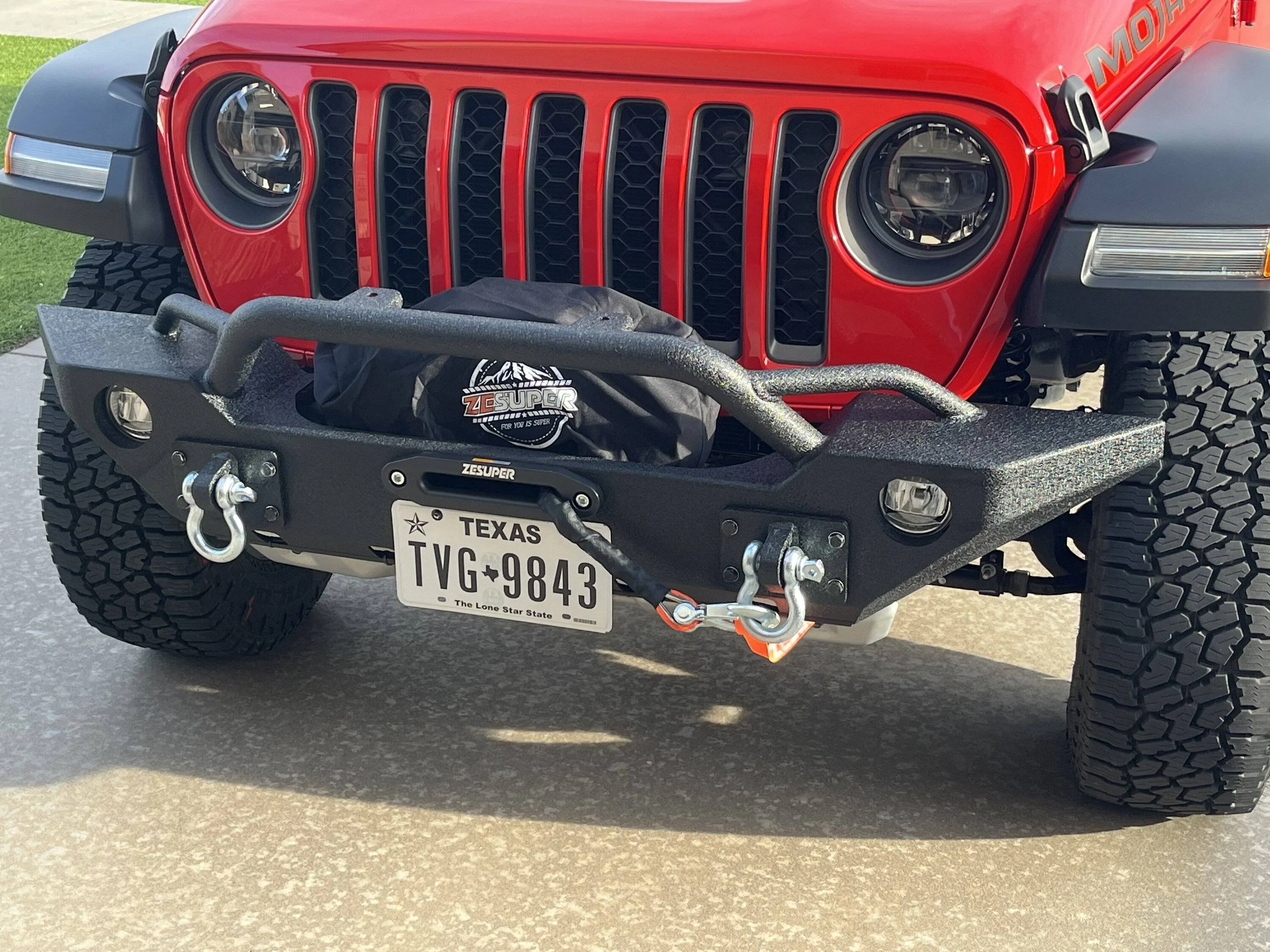 Jeep Gladiator Photos of my JT with new aluminum Barricade front bumper IMG_5281
