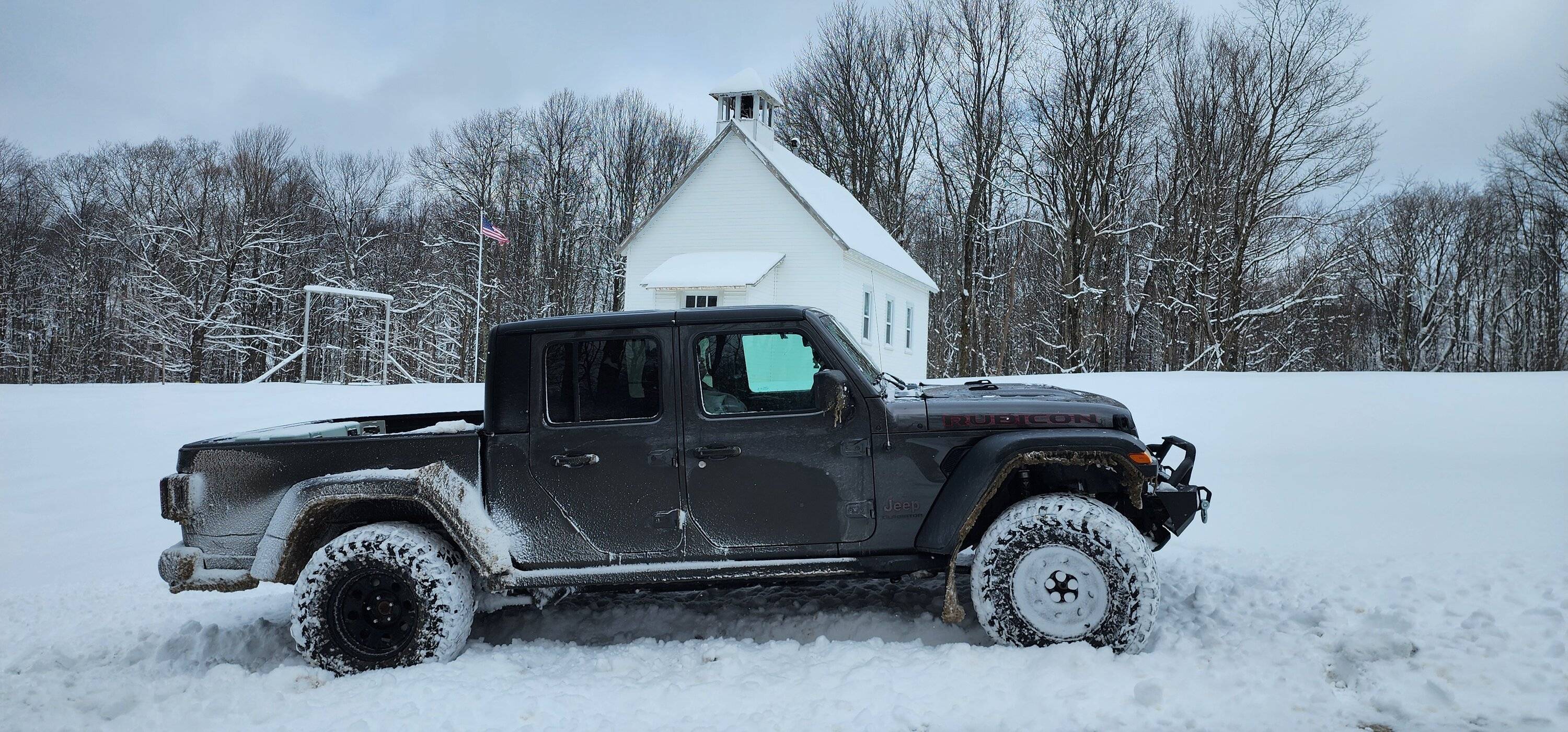 Jeep Gladiator Gladiators Snow Wheeling - Post Your Pics! 20240217_140435
