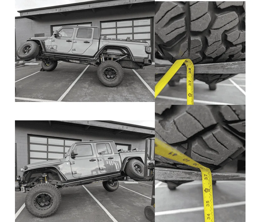 Jeep Gladiator Pre-Runner Springs - lots of rear wheel travel 1708294321244