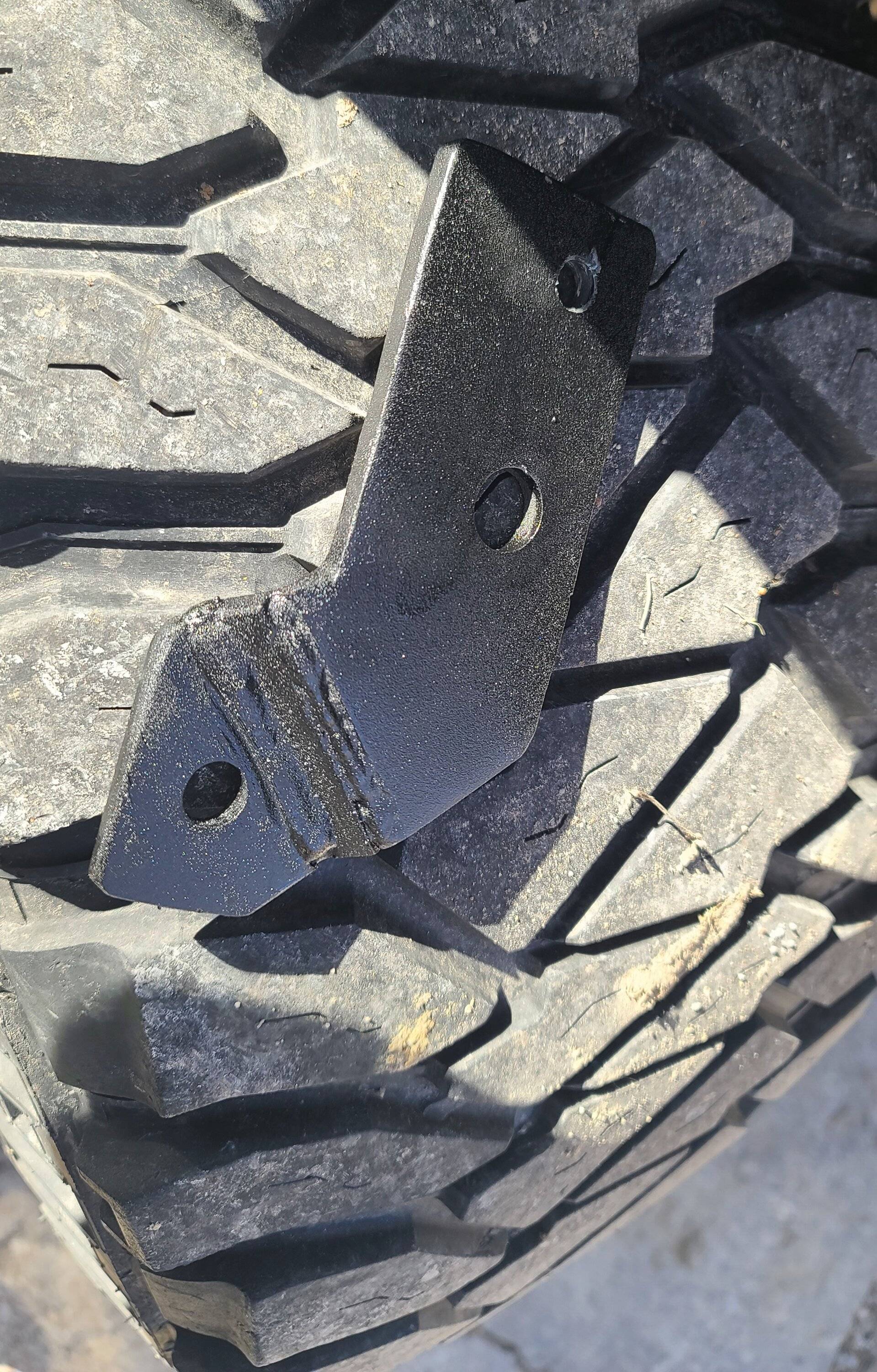 Jeep Gladiator Rock Krawler drag link hits flipped stabilizer. 20240218_135419