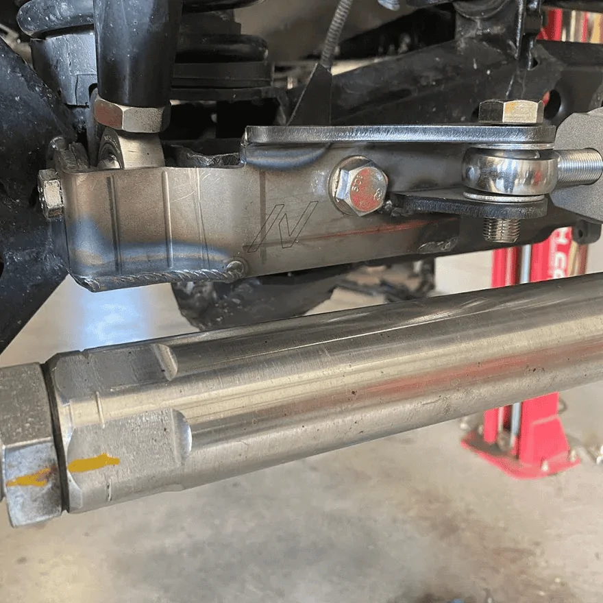 Jeep Gladiator Rock Krawler drag link hits flipped stabilizer. 1708307180049