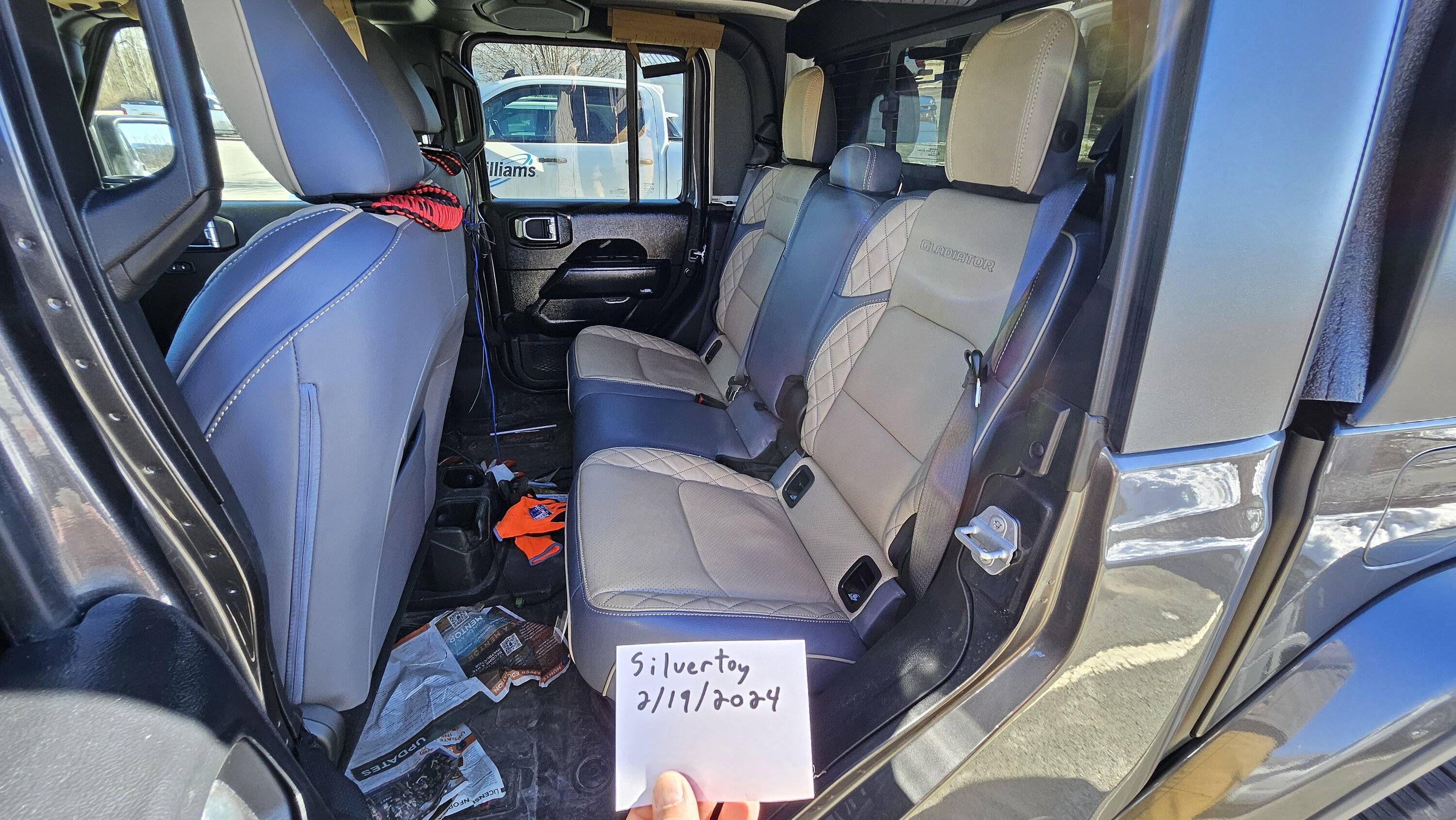 Jeep Gladiator WTT -KATZKIN for stock heated Sport S seats. 1000034705