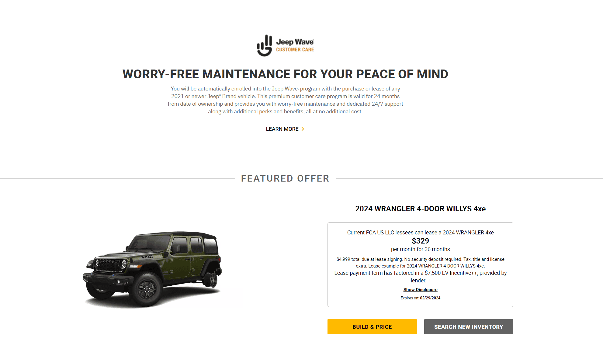Jeep Gladiator Jeep site odd picture Screenshot 2024-02-20 000825