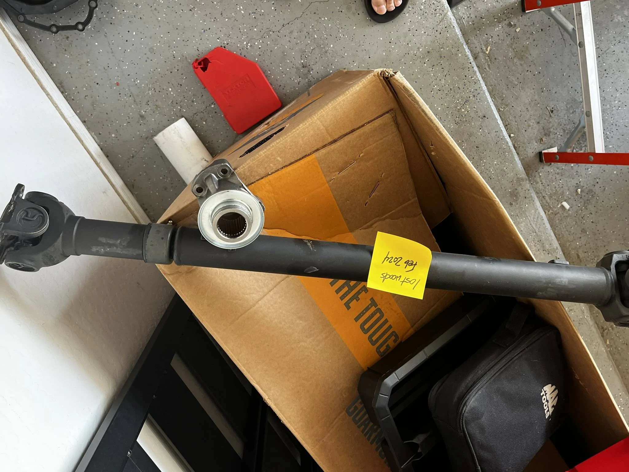 Jeep Gladiator Dana Spicer 1350 front driveshaft IMG_0422