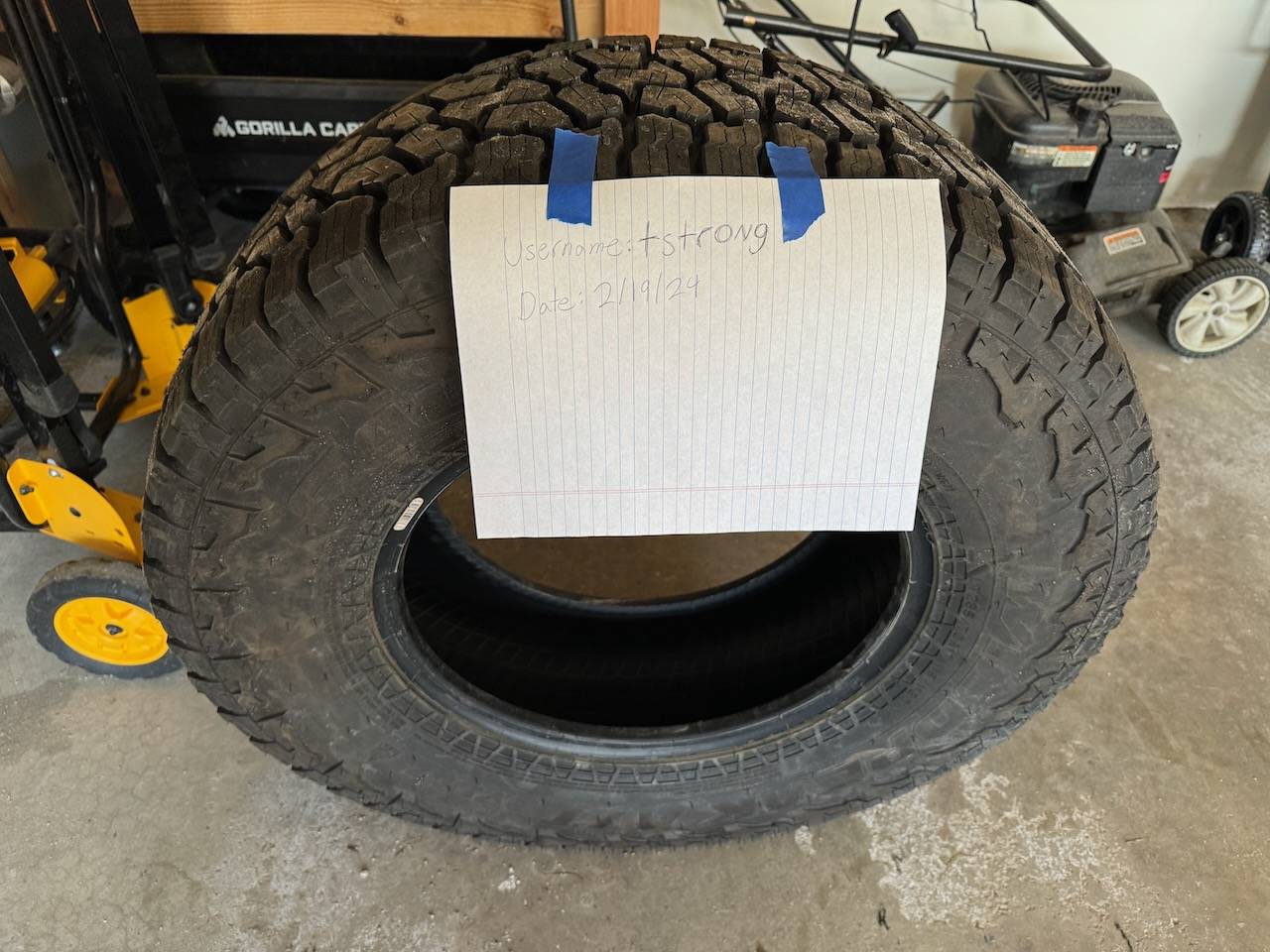 Jeep Gladiator FOR SALE: Falken Wildpeak A/T3W 1 Tire (285/70/r17) IMG_0409