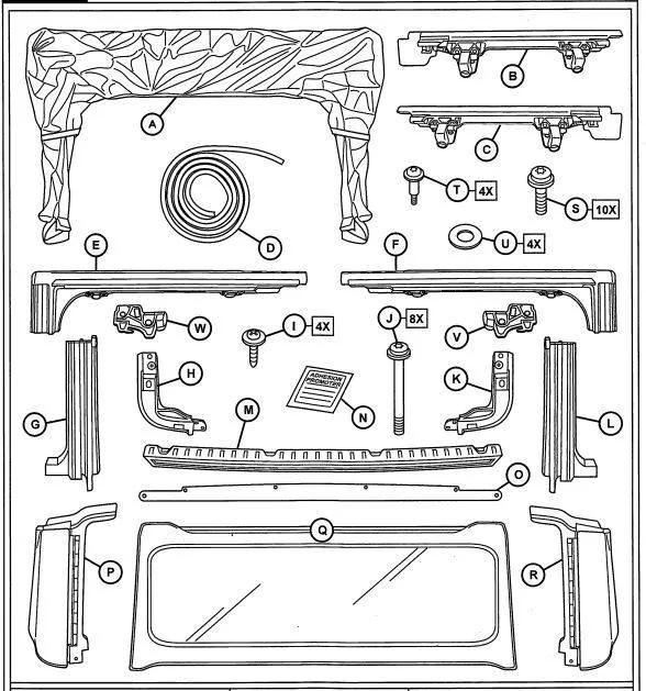 Jeep Gladiator Will Wrangler soft top fit Gladiator? Soft Top Parts photo