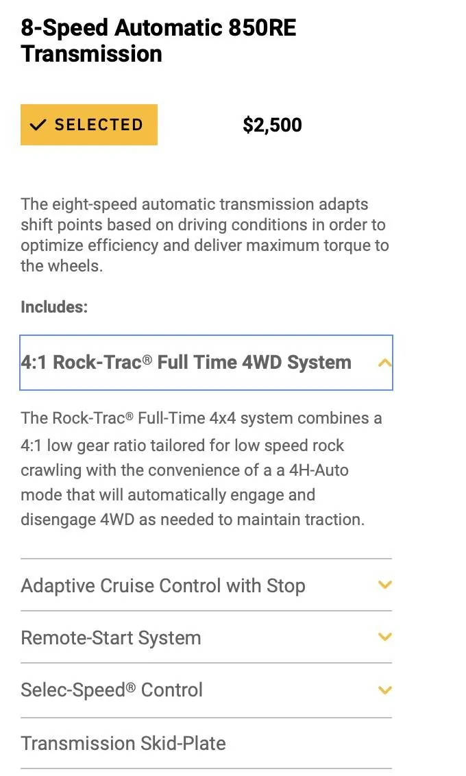Jeep Gladiator 2024 Gladiator Build & Price Configurator is Finally Live! selec trac