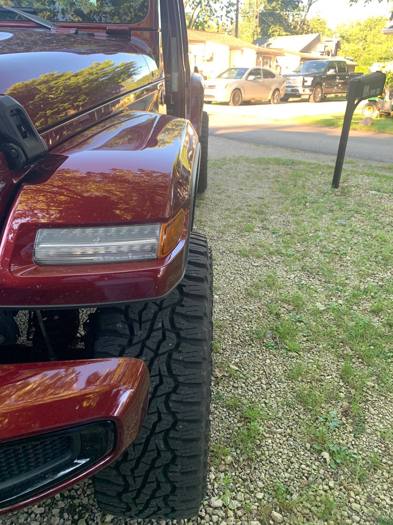 Jeep Gladiator Help me decide? Wheel color and Backspacing Gladiator Tire Poke #1