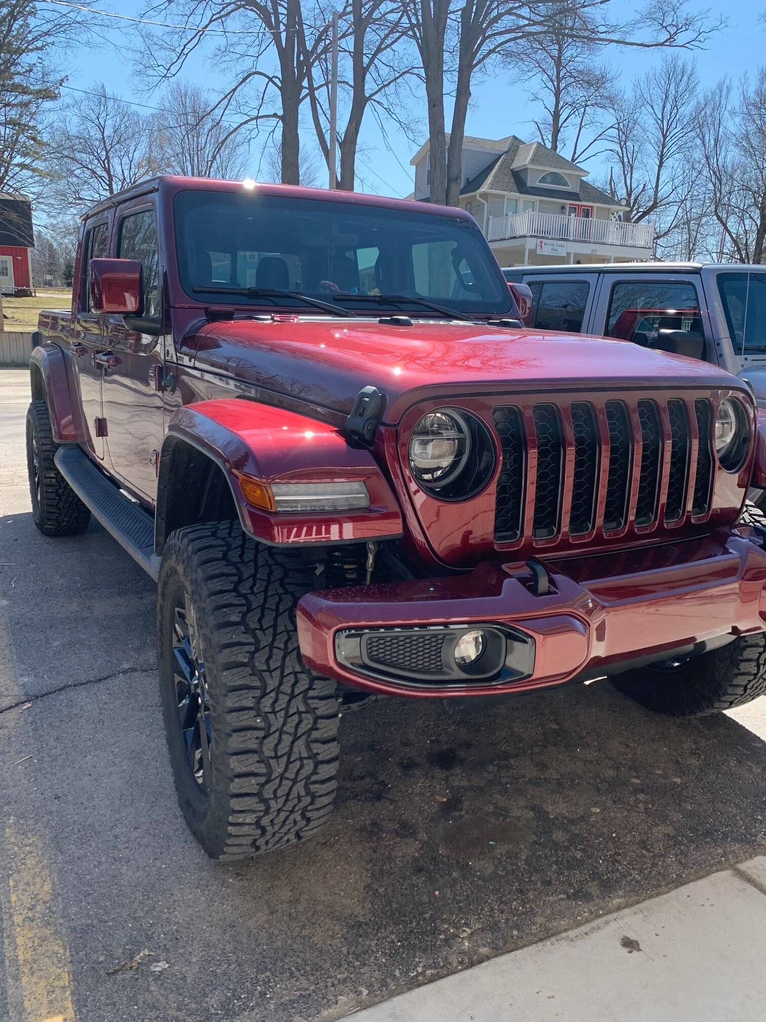 Jeep Gladiator Help me decide? Wheel color and Backspacing Gladiator Tire Poke #2