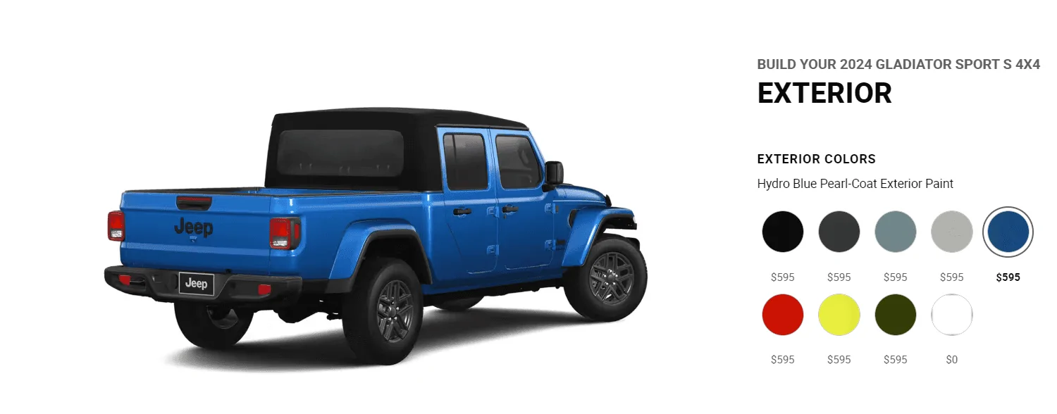 Jeep Gladiator 2024 Gladiator Build & Price Configurator is Finally Live! 1708626697889