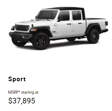 Jeep Gladiator Jeep is Cutting Prices and Adding Content! 1708730996710