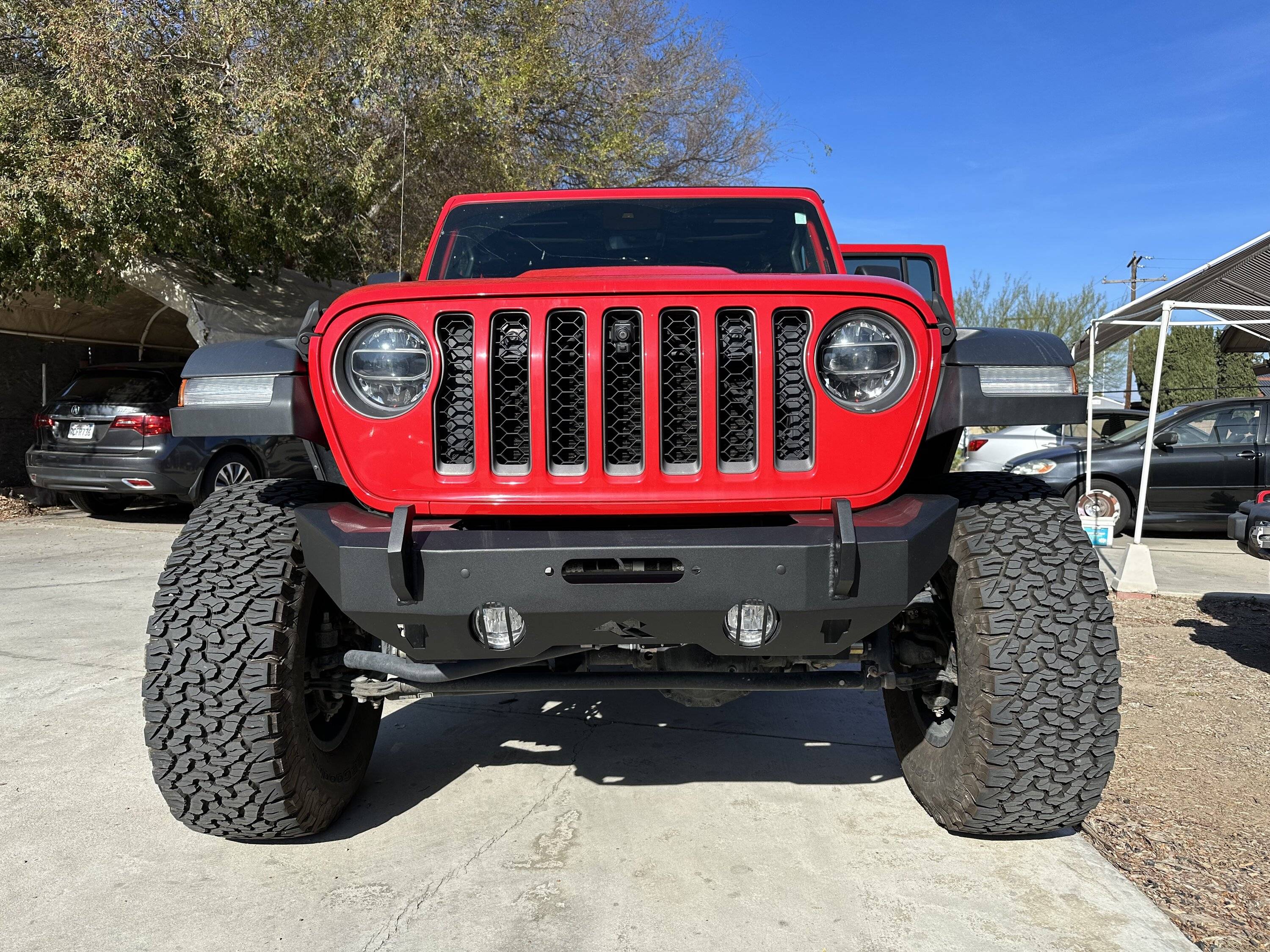 Jeep Gladiator Rugged Ridge HD Stubby Bumper JL/JT OEM LED IMG_0587