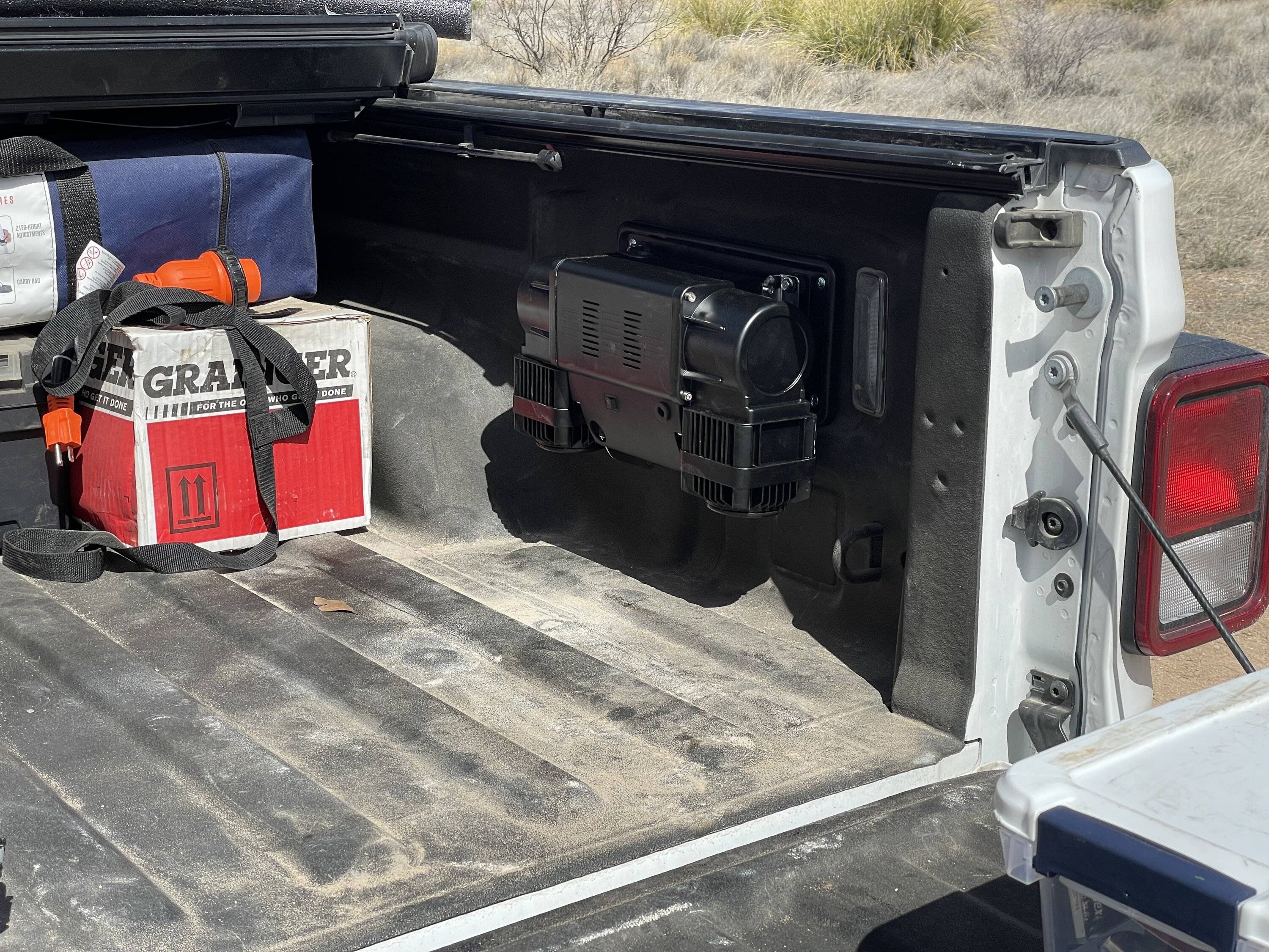 Jeep Gladiator Dual Pump Compressor Bed Mount (NAPA, THOR, MORRFlate, Maxi Trac etc.) IMG_5147