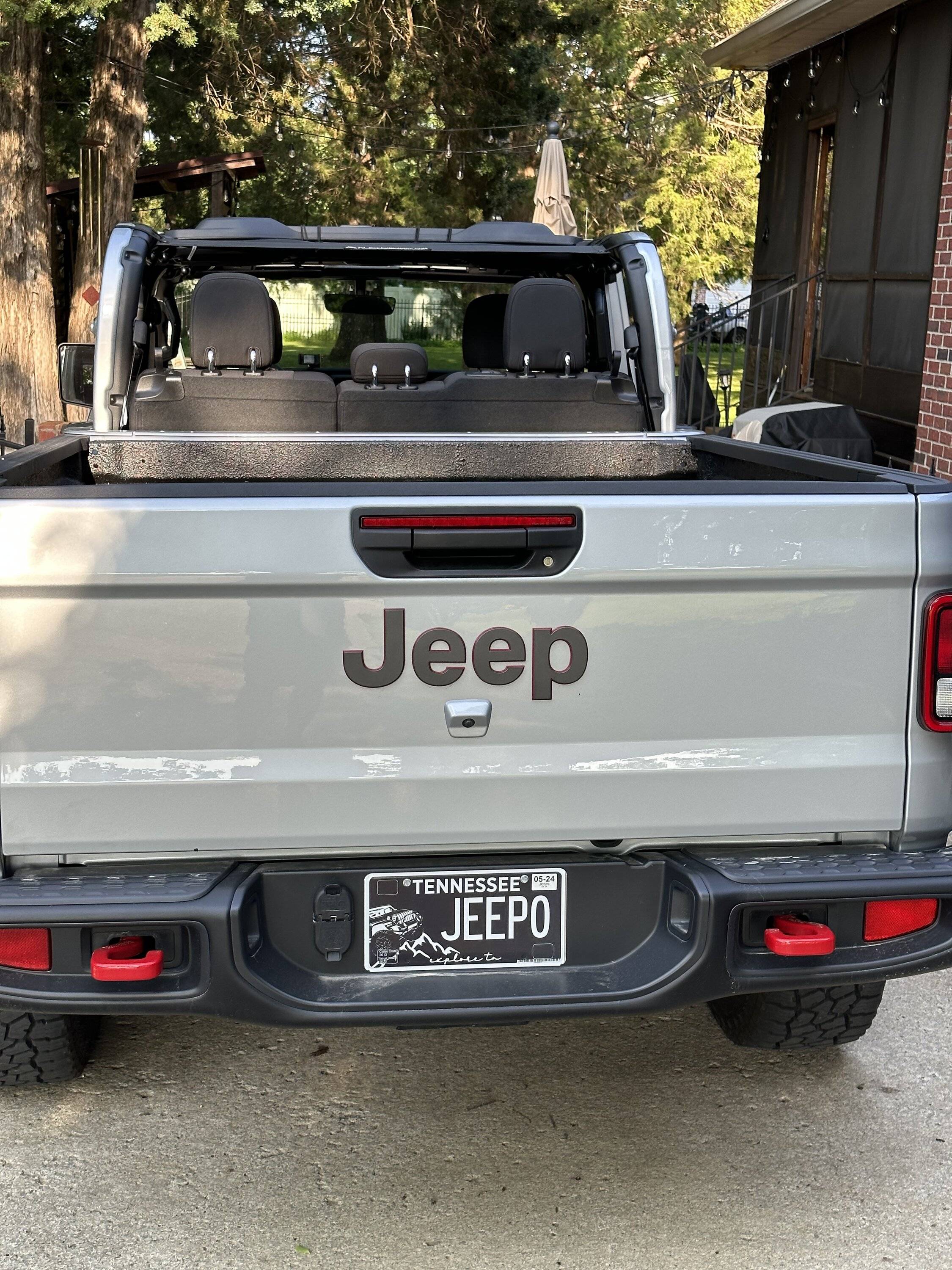 Jeep Gladiator Can't Decide on Next Vanity Plate IMG_0848