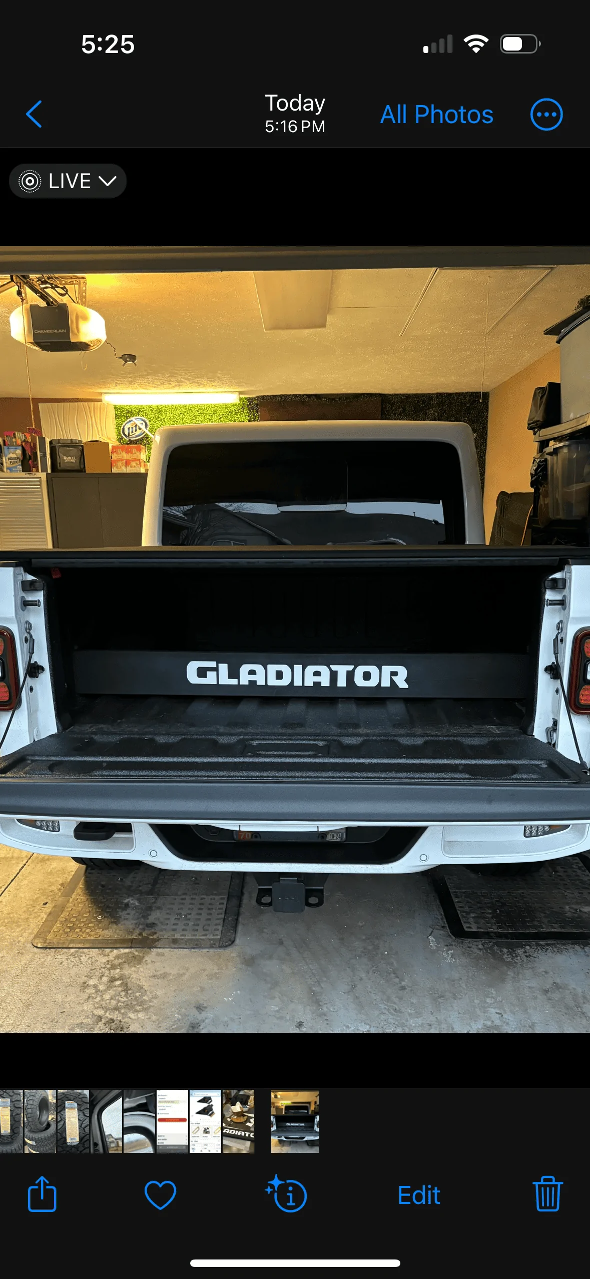 Jeep Gladiator Home made Jeep bed separator - IMG_4642