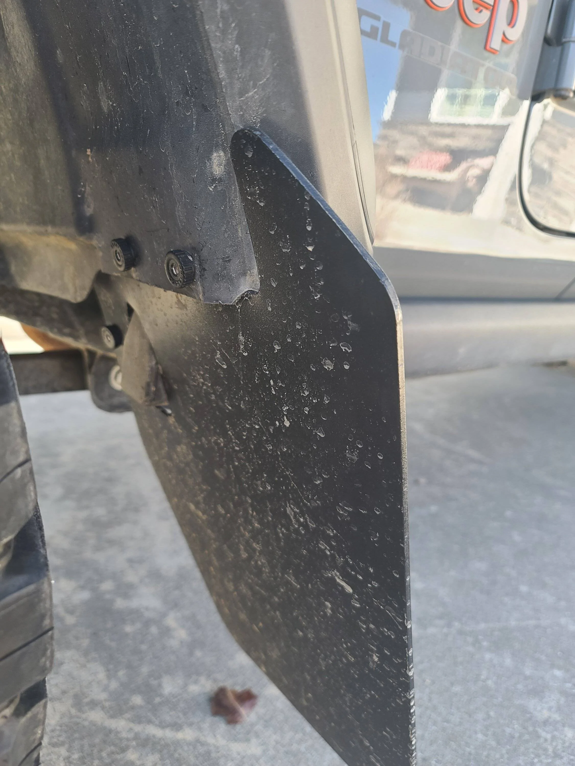 Jeep Gladiator Mud Flaps, High Altitude 20240226_092417