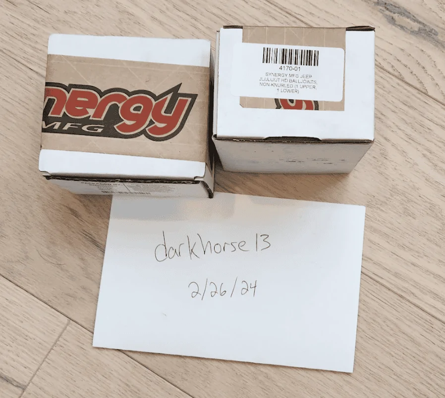 Jeep Gladiator Jeep JL/JT Synergy MFG heavy duty ball joints - New In Box 1708970353015