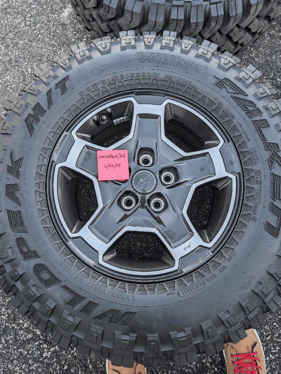 Jeep Gladiator FS: Mojave Wheel/Tire/TPMS Takeoffs 1000006304