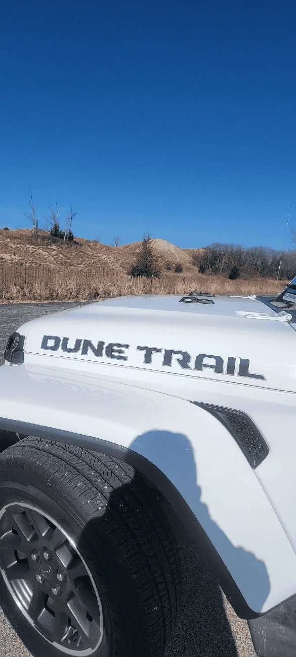 Jeep Gladiator Hood decals finally arrived and installed 20240212_121840