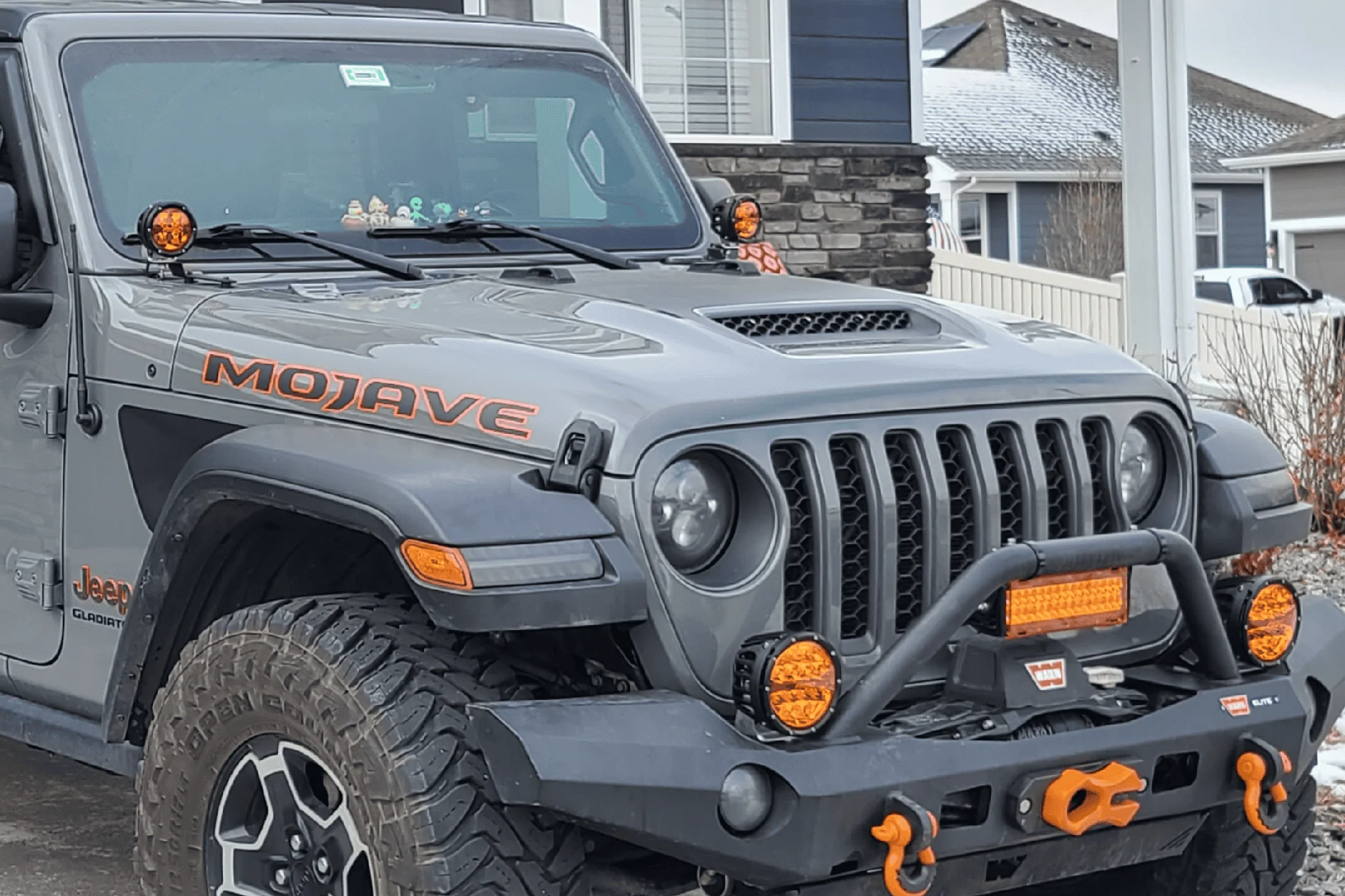 Jeep Gladiator mojave cowl light mount 20240204_134003