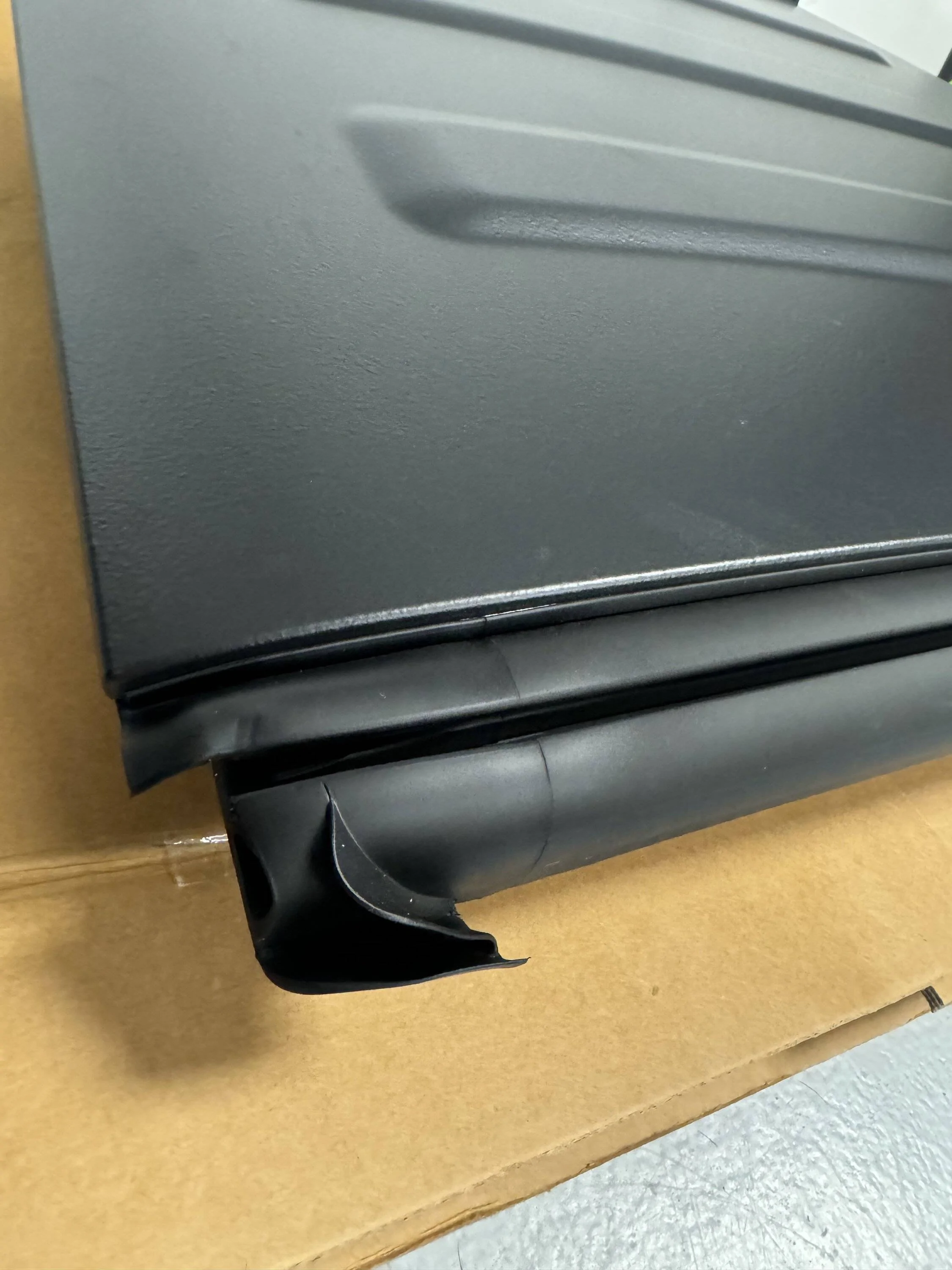 Jeep Gladiator Jeep JL JT JLU Wrangler OEM Passenger Hardtop Freedom Panel Text Black 2018-2023 IMG_6322