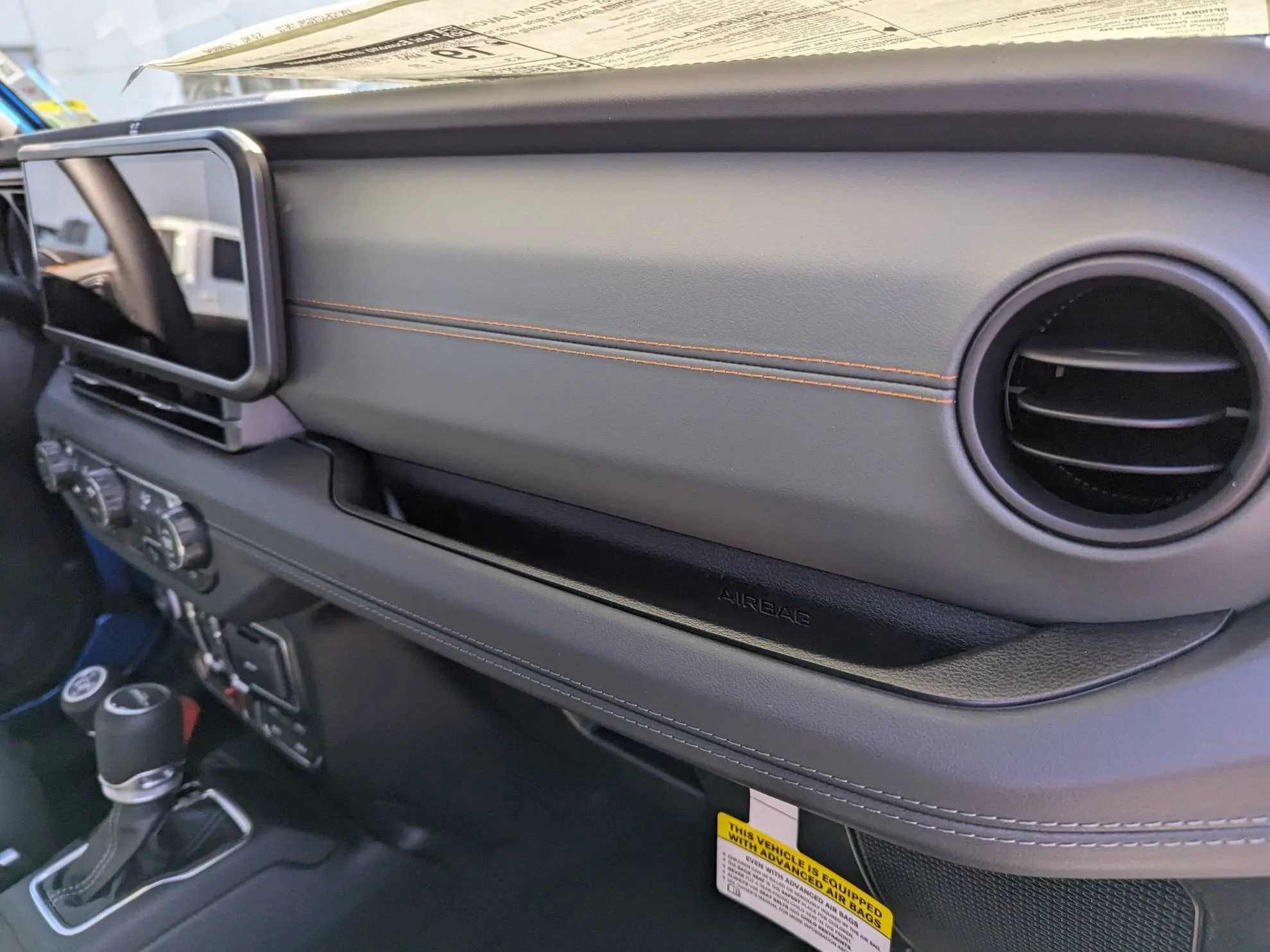 Jeep Gladiator For anyone interested in Mojave X interior colors - PXL_20240229_174426714