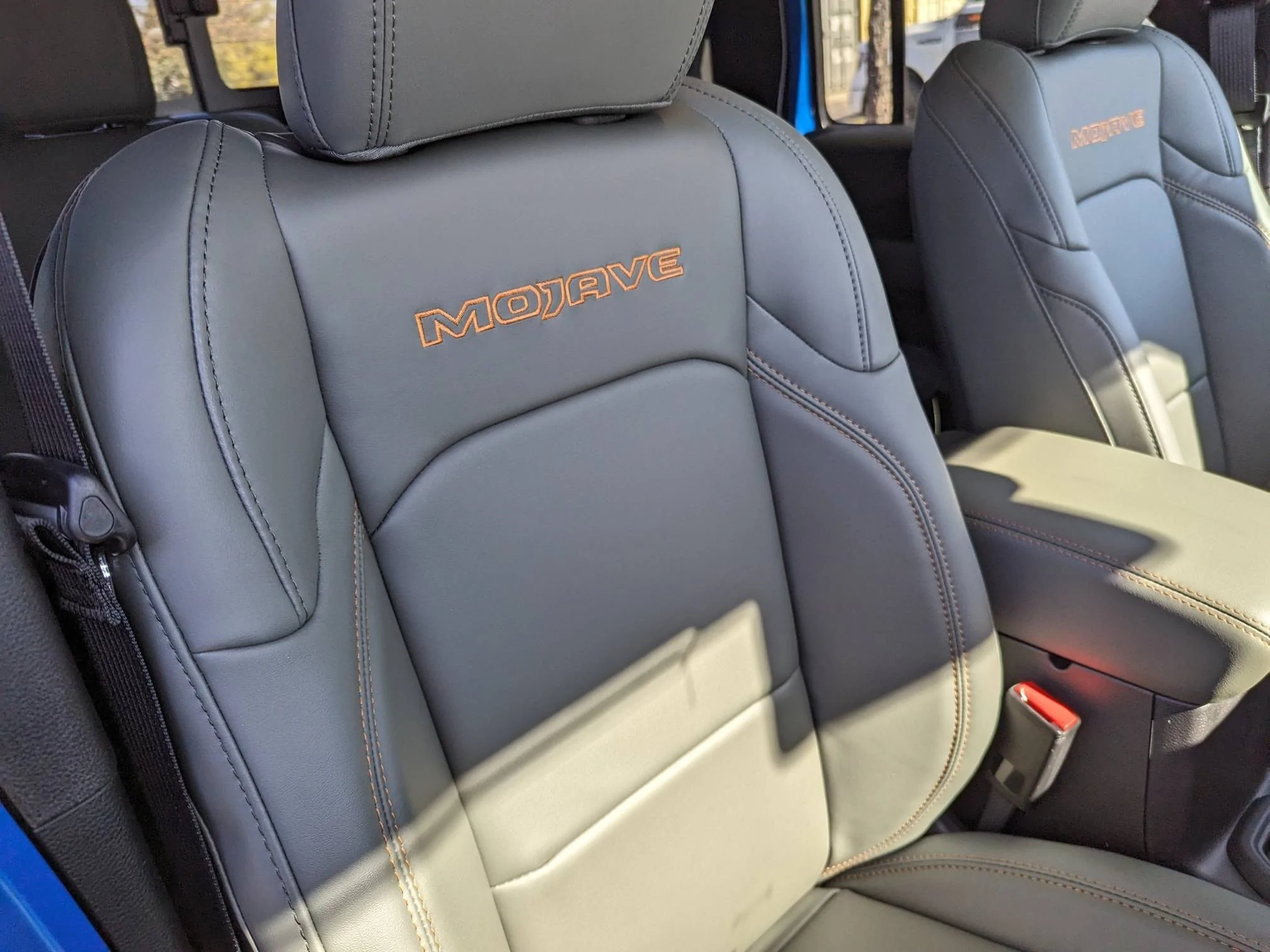 Jeep Gladiator For anyone interested in Mojave X interior colors - PXL_20240229_174448172