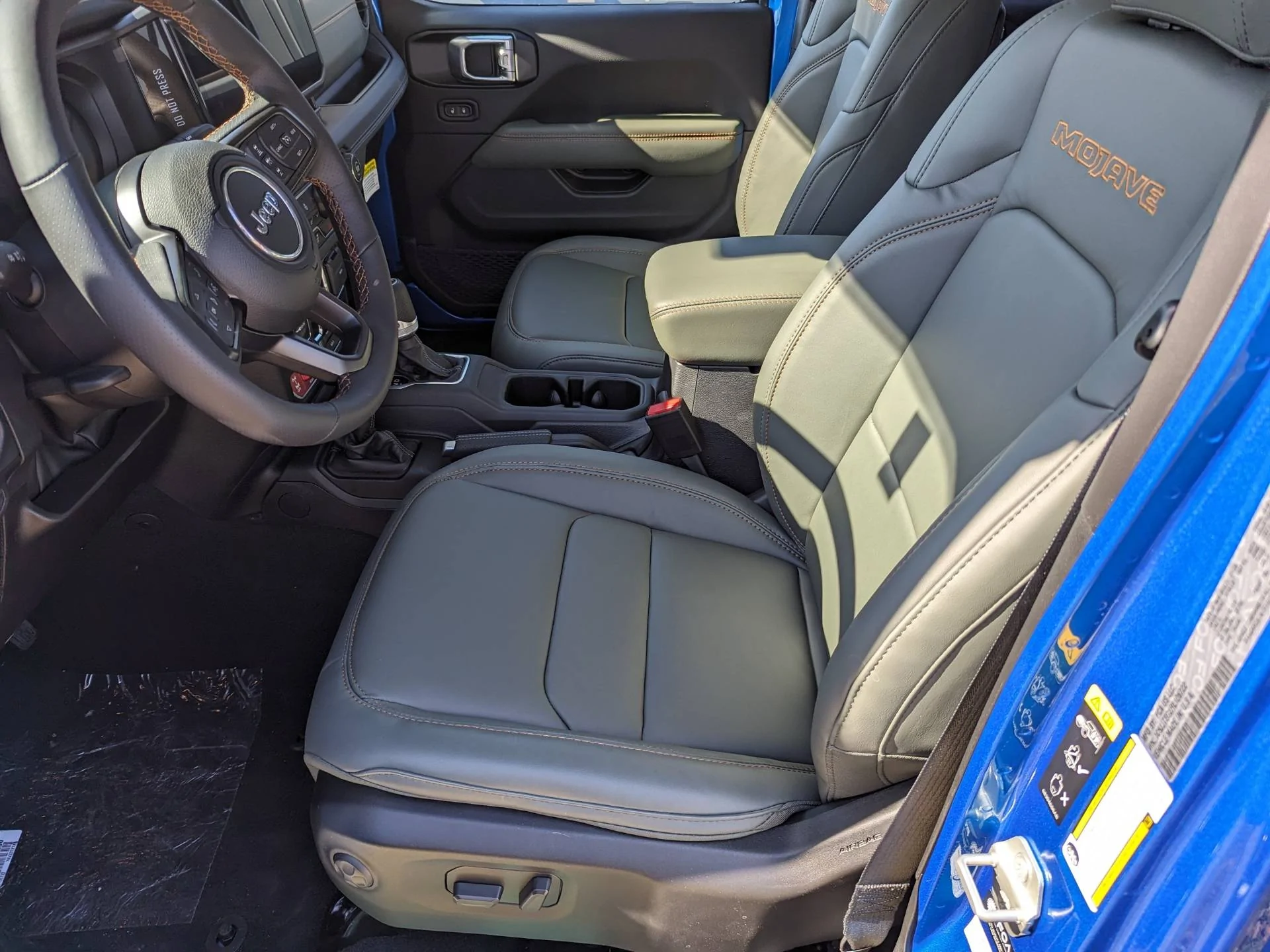 Jeep Gladiator For anyone interested in Mojave X interior colors - PXL_20240229_175857210