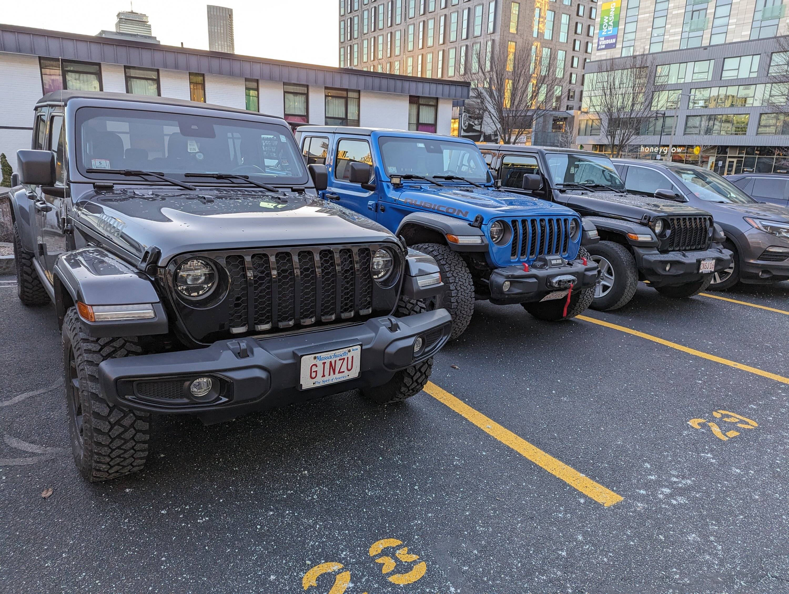 Jeep Gladiator Jeeps Parking Next To Jeeps PXL_20240229_114431638