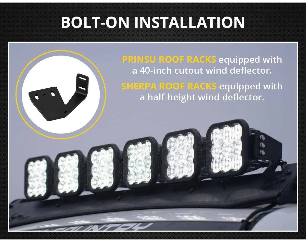 Jeep Gladiator SS5 CrossLink Lightbar Kits | Prinsu/Sherpa Roof Racks | Diode Dynamics MCj94Ur