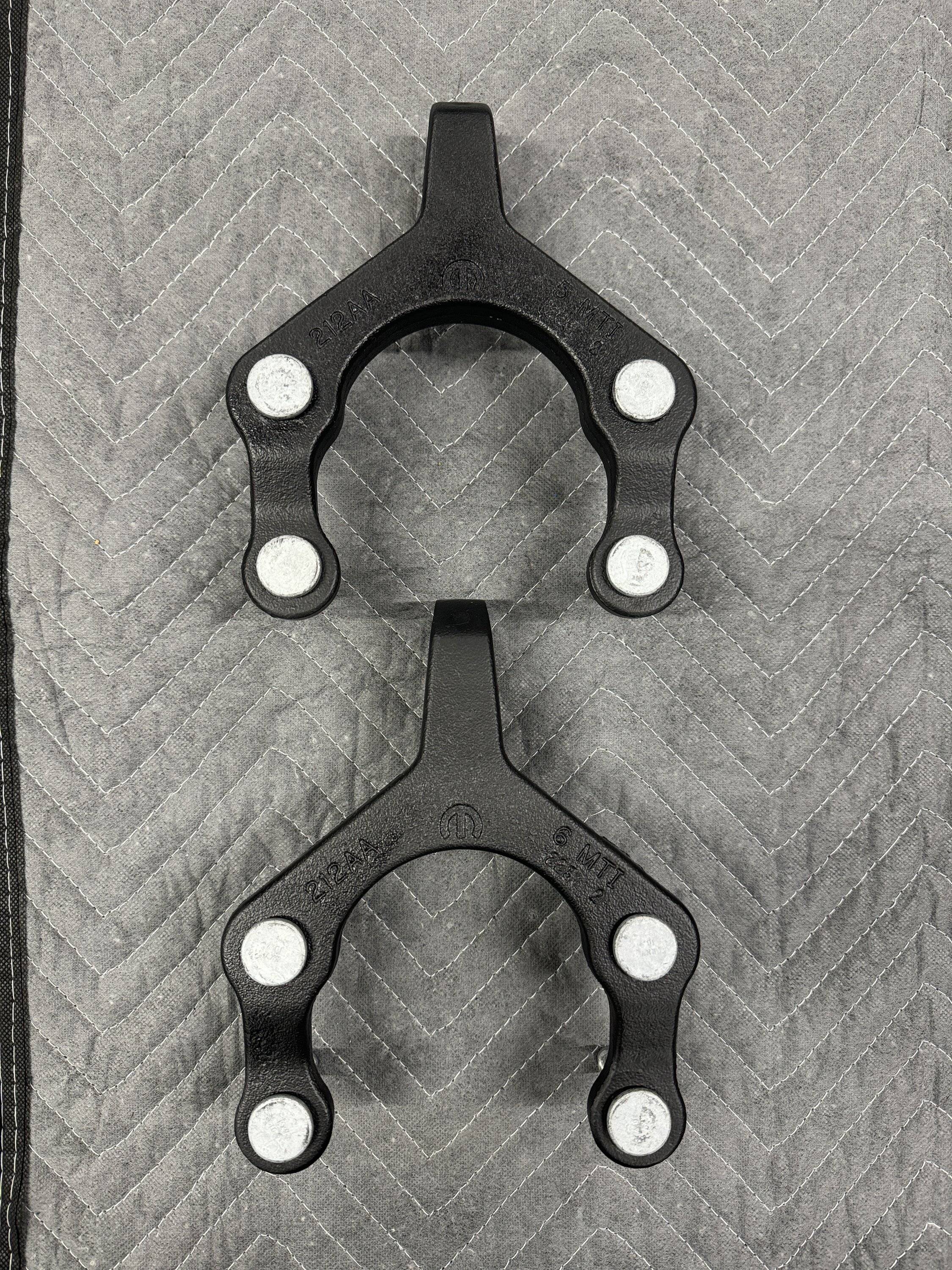 Jeep Gladiator Black Front Bumper Tow Hooks IMG_1284