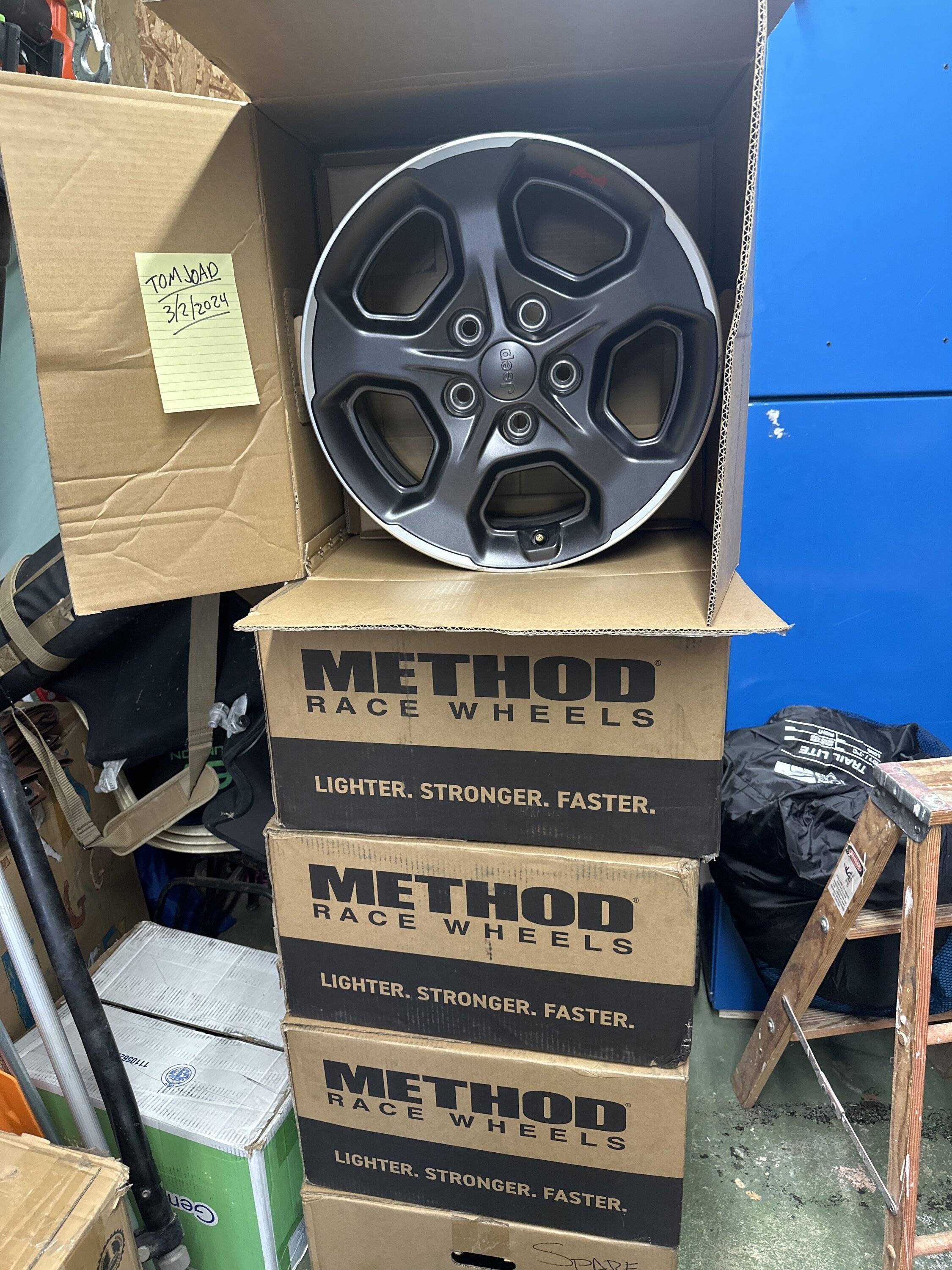 Jeep Gladiator Clean factory Rubi wheels 4@ $200 image