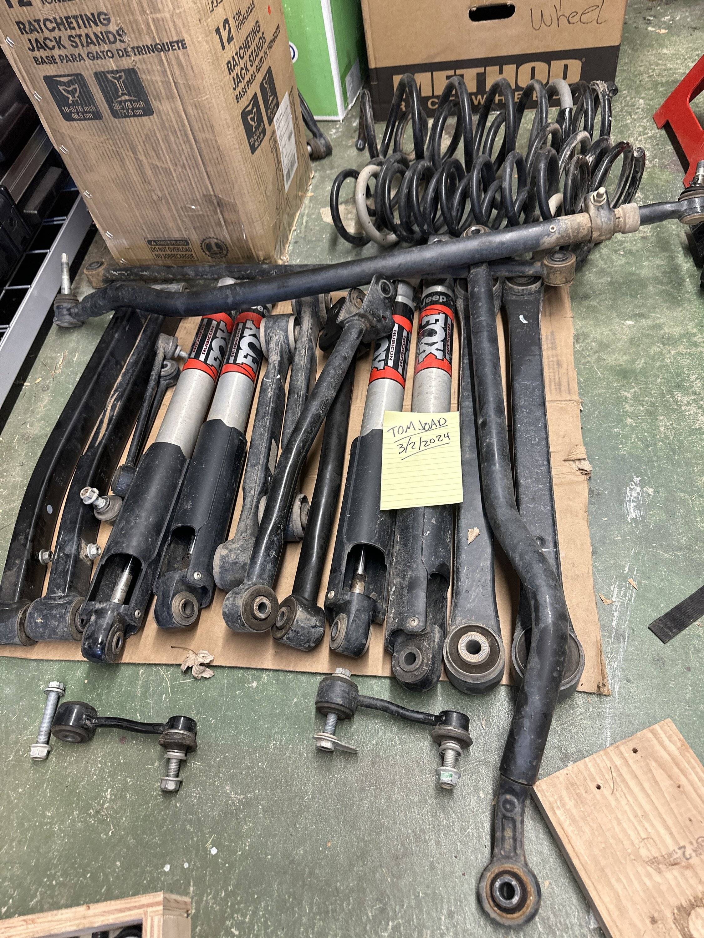 Jeep Gladiator Full Rubicon takeoff suspension $125!! image