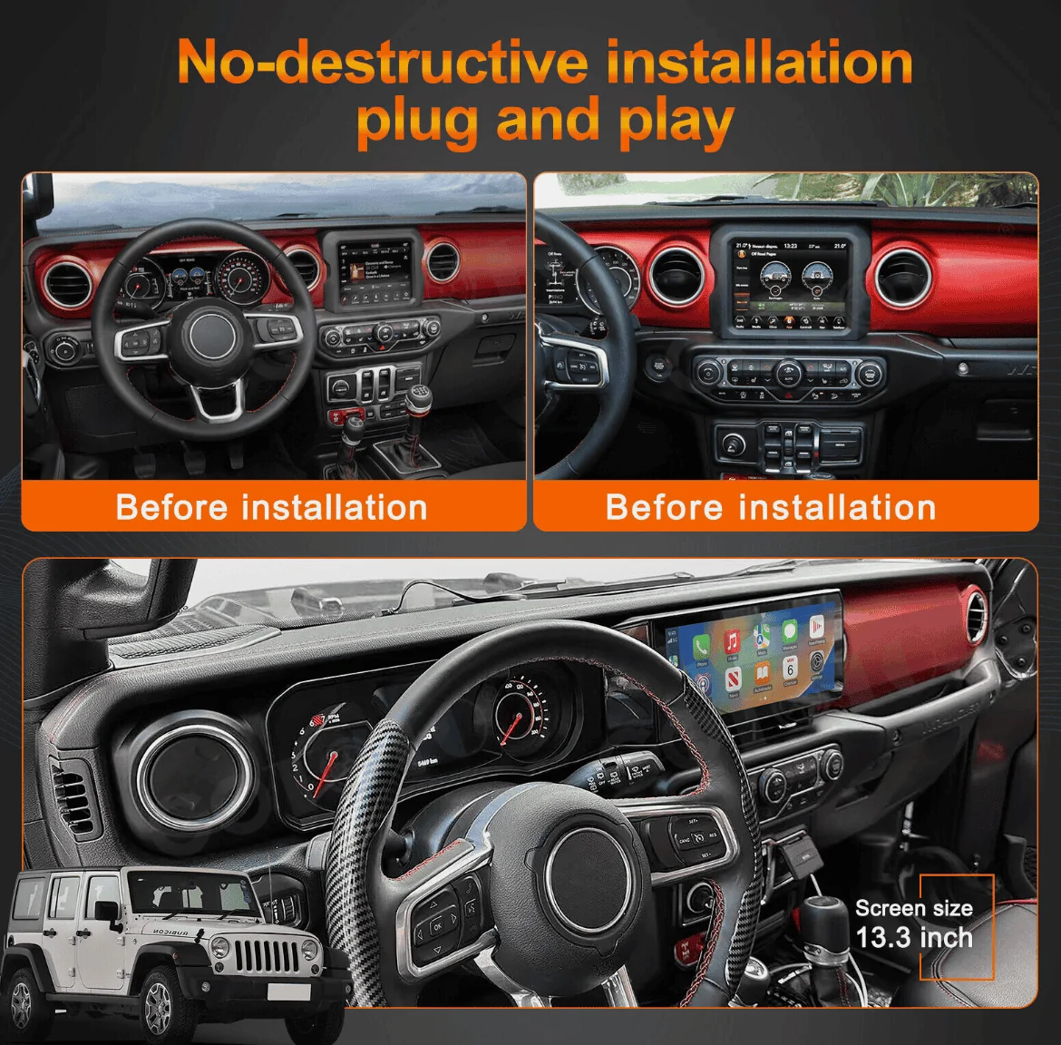 Jeep Gladiator Faux '24 Head Unit and Dash Replacement (Android) Screenshot 2024-03-02 at 9.33.41 PM