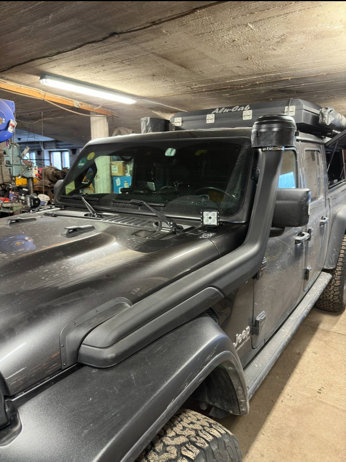 Jeep Gladiator Making a snorkel fit for the Mojave IMG_2784