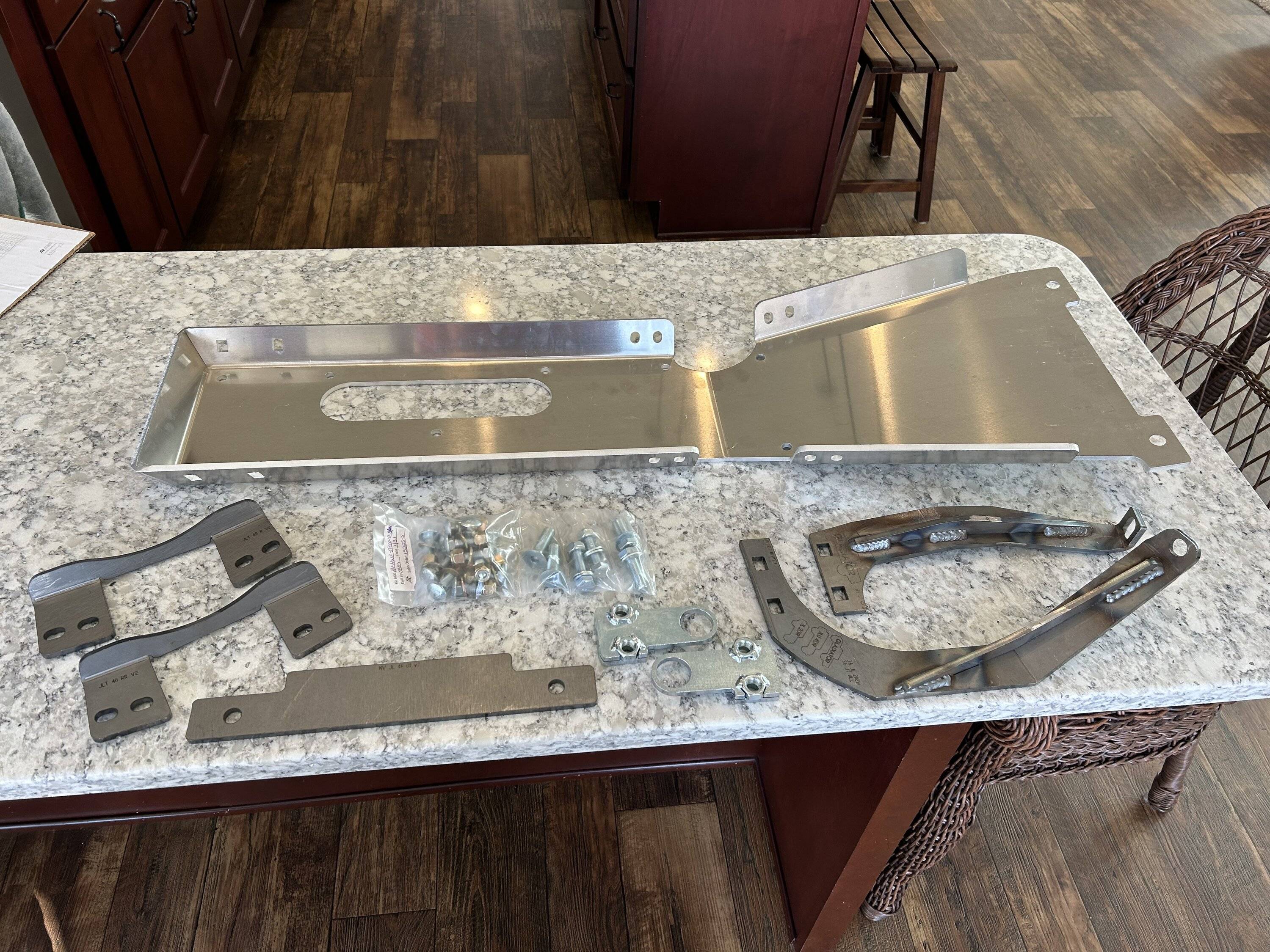 Jeep Gladiator Next Venture Modular oil pan skid install IMG_0362