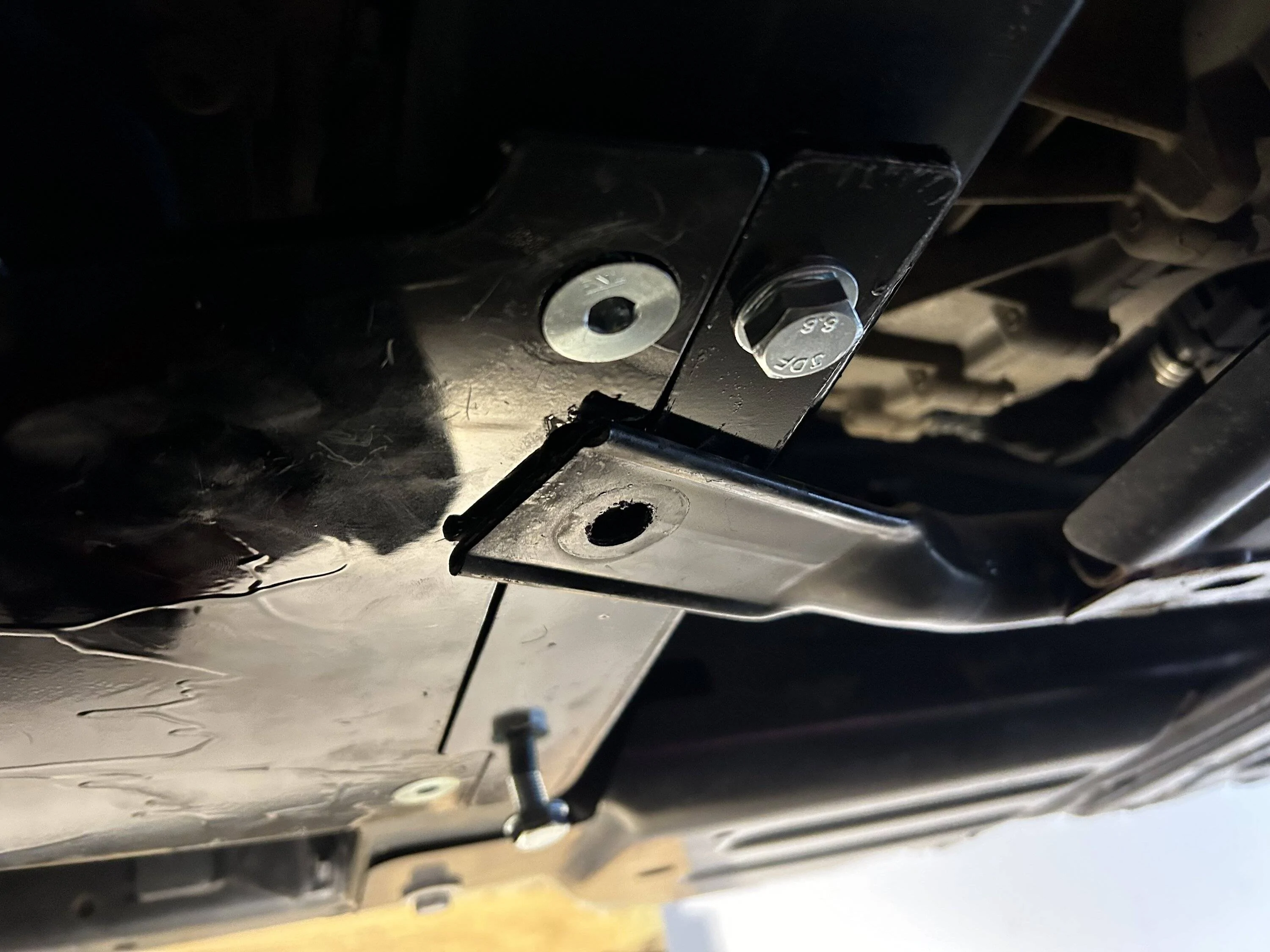 Jeep Gladiator Next Venture Modular oil pan skid install IMG_0365