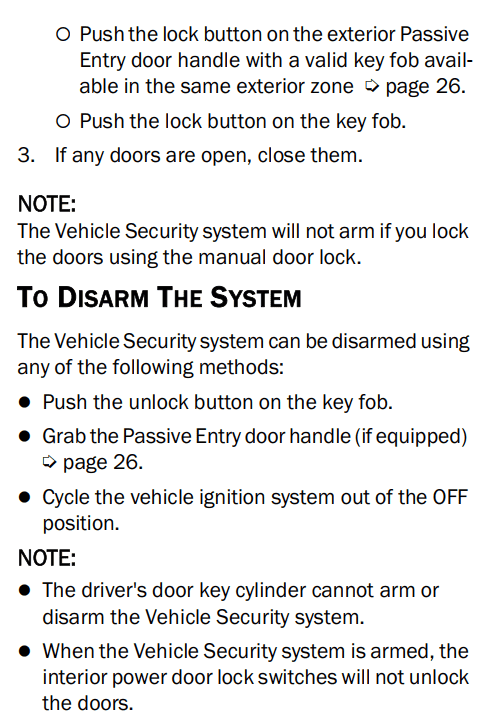Jeep Gladiator Question about security alarm on Gladiator again. 1709514995159