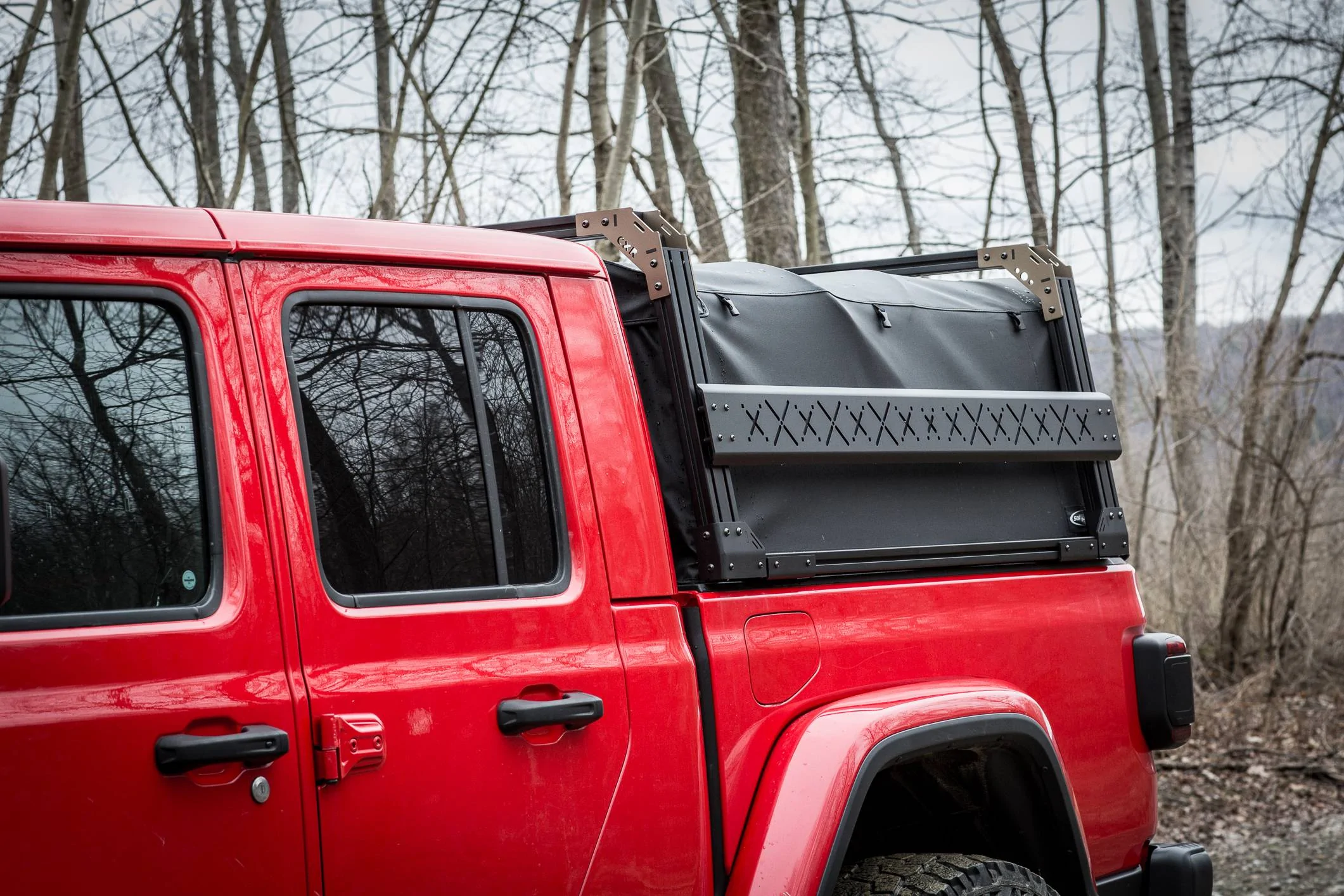 Jeep Gladiator New Rack System - Sneak Preview Gladiator Softopper Four Pack -5