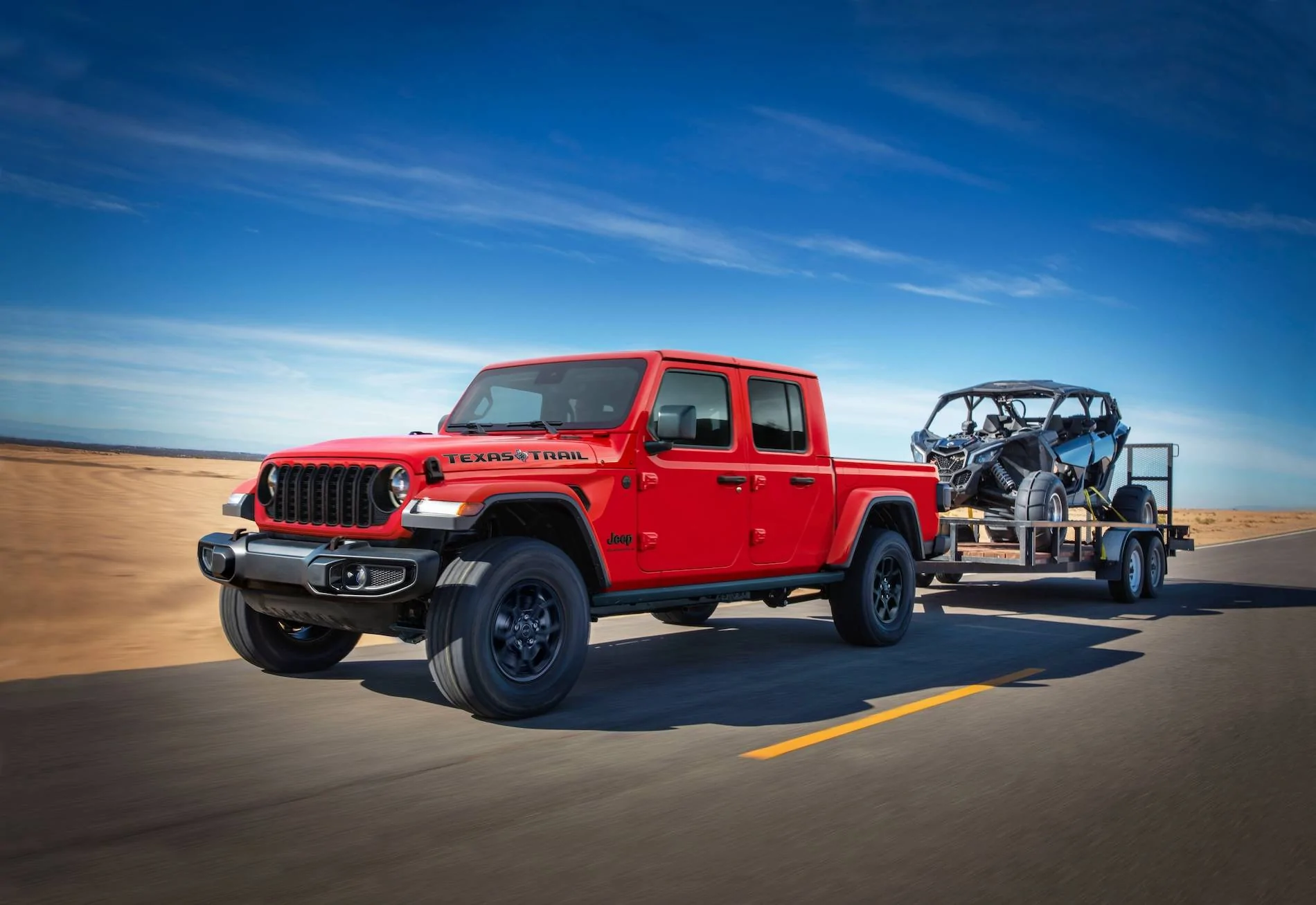 Jeep Gladiator 2024 Jeep Gladiator Texas Trail Celebrates the Lone Star State JP024_120GL