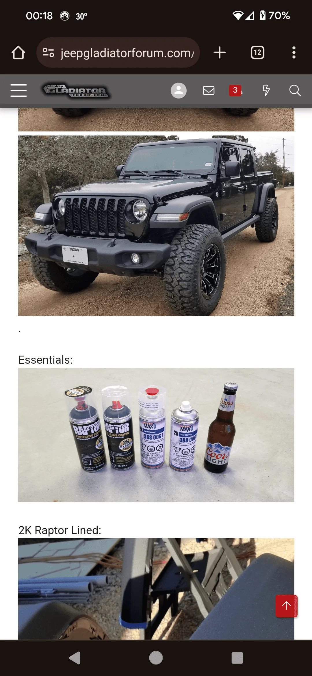 Jeep Gladiator White Raptorliner? Screenshot_20240305-182827