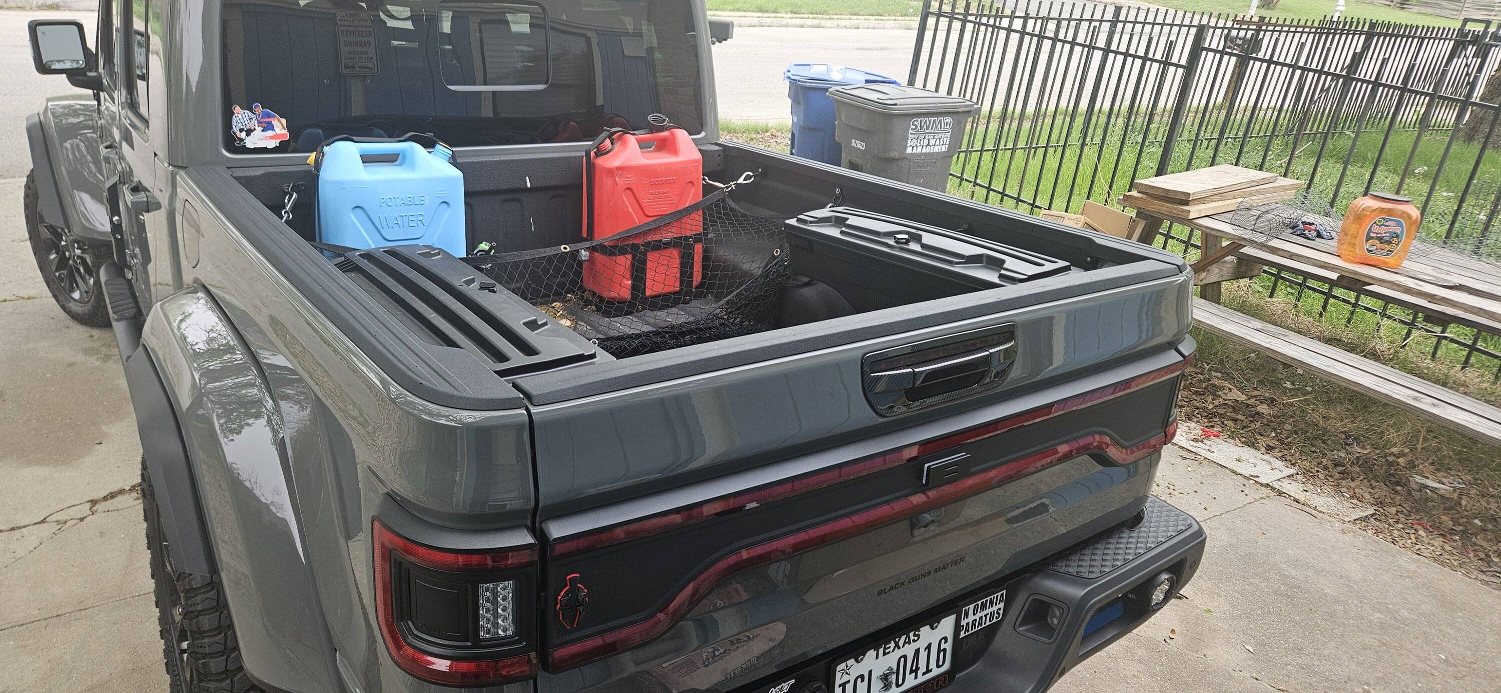 Jeep Gladiator Molle bed panels: what's on yours? 17097378438992256862907196913105