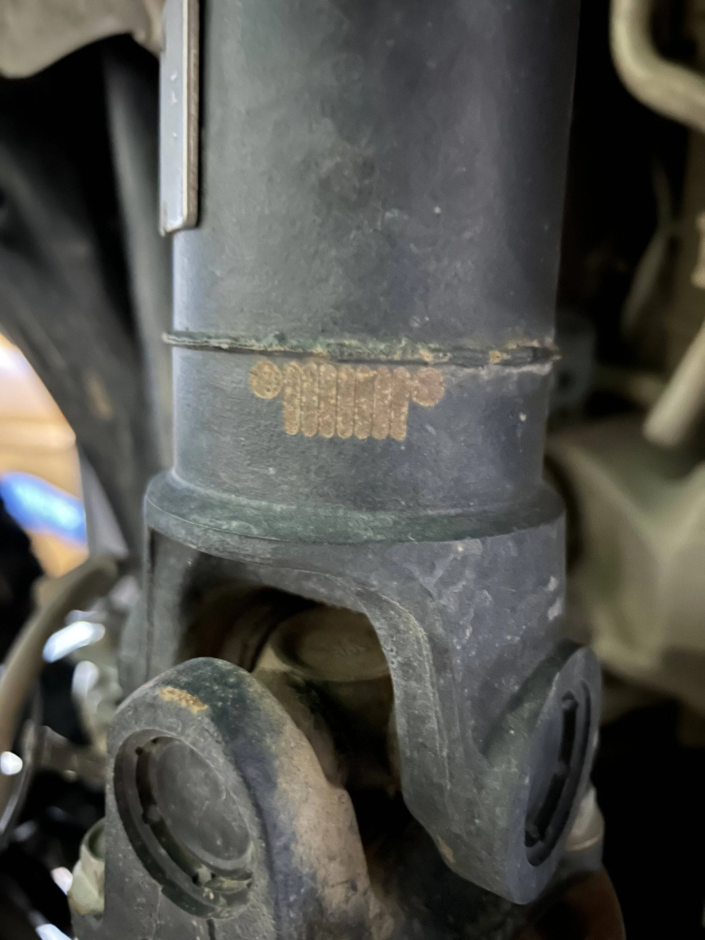 Jeep Gladiator Any of y’all got this Easter egg? Found it while doing lift. IMG_2010