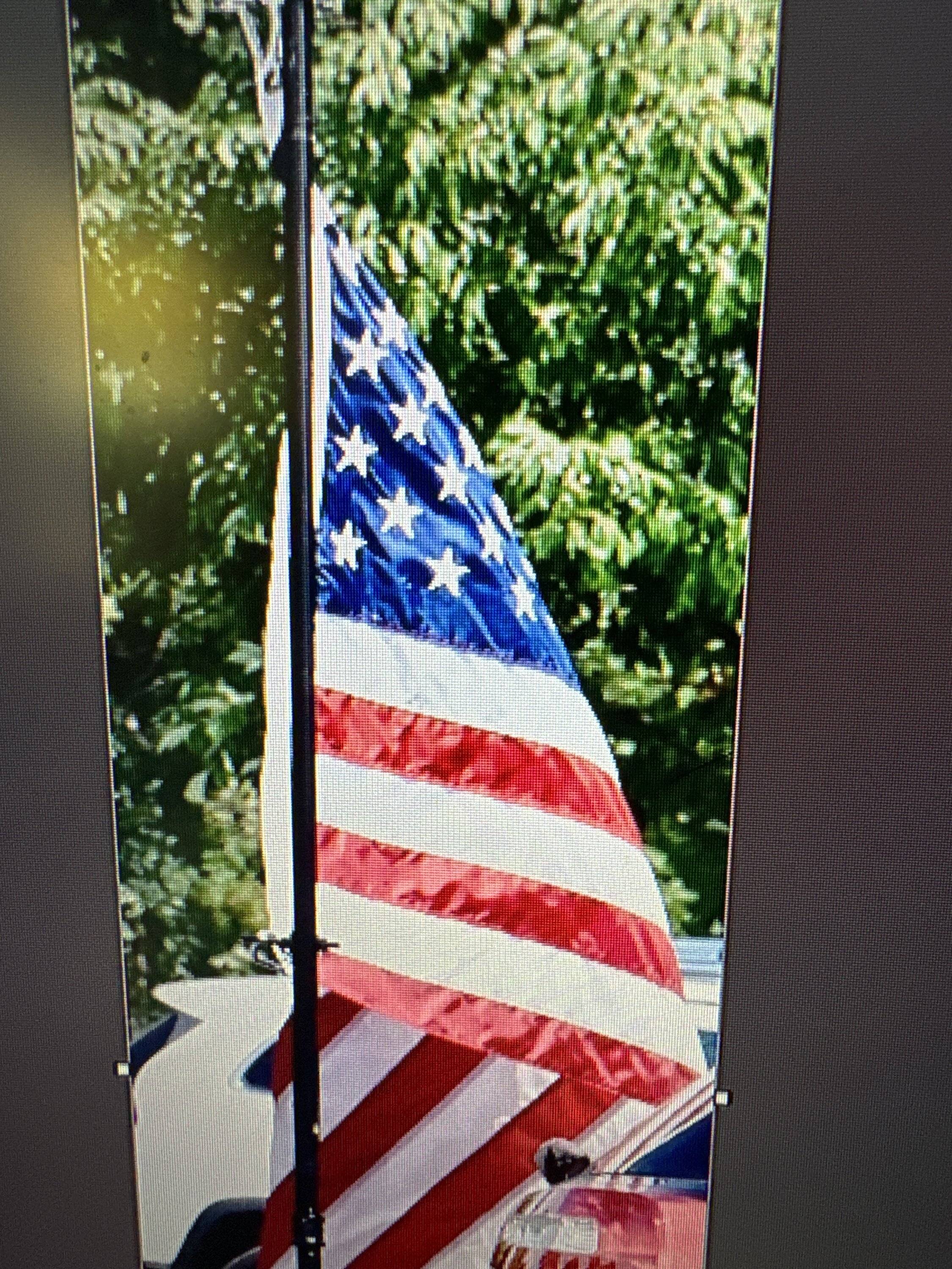 Jeep Gladiator DIY flag pole image
